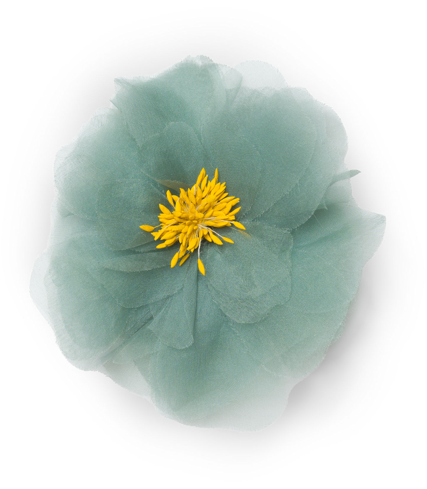 DANI BARRETTE -- TEAL ORGANZA