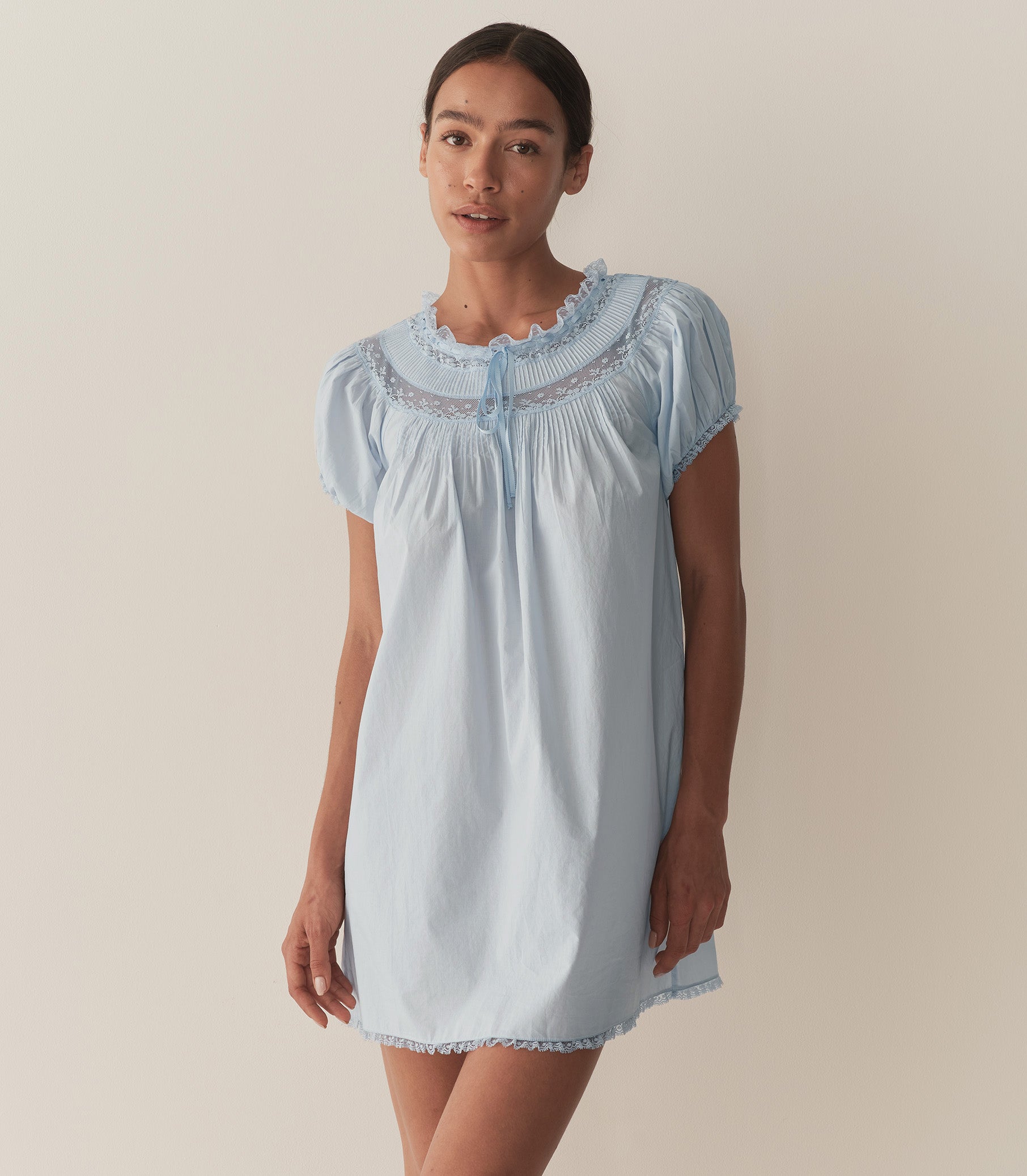 DAPHNE DRESS -- CLOUDLESS SKY view 1