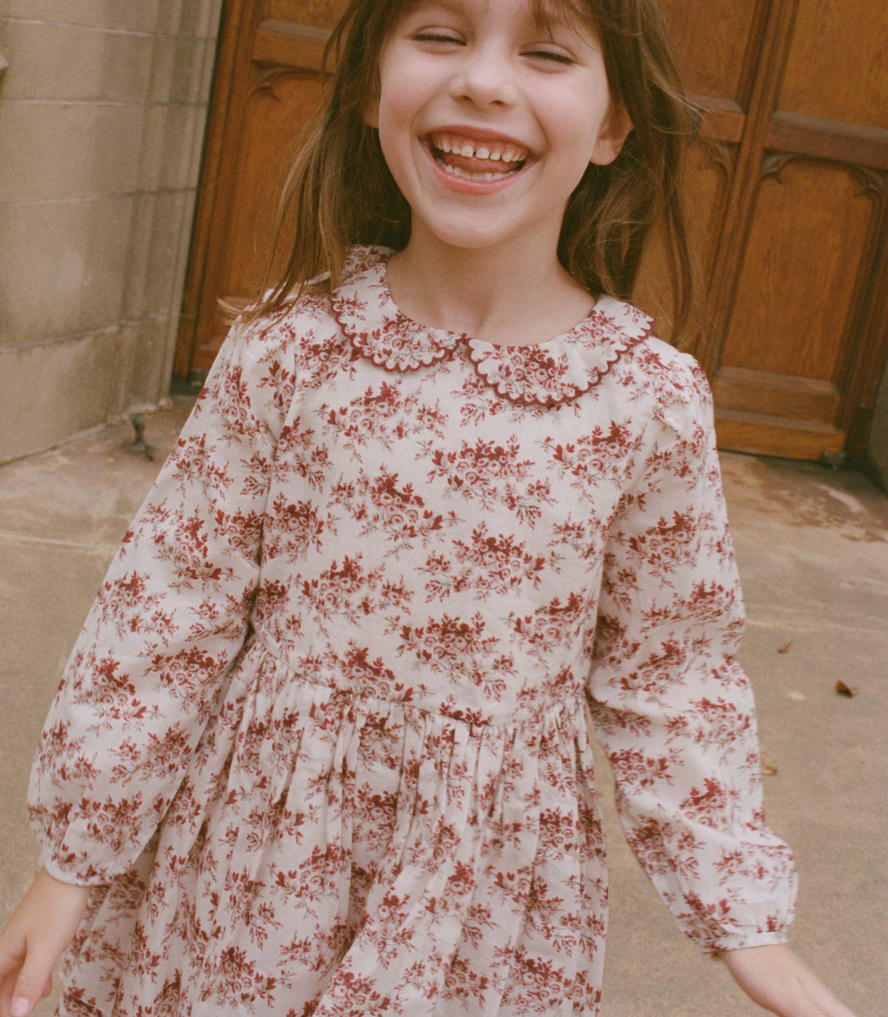 DARA DRESS -- IVORY ROSIER FLORAL view 2