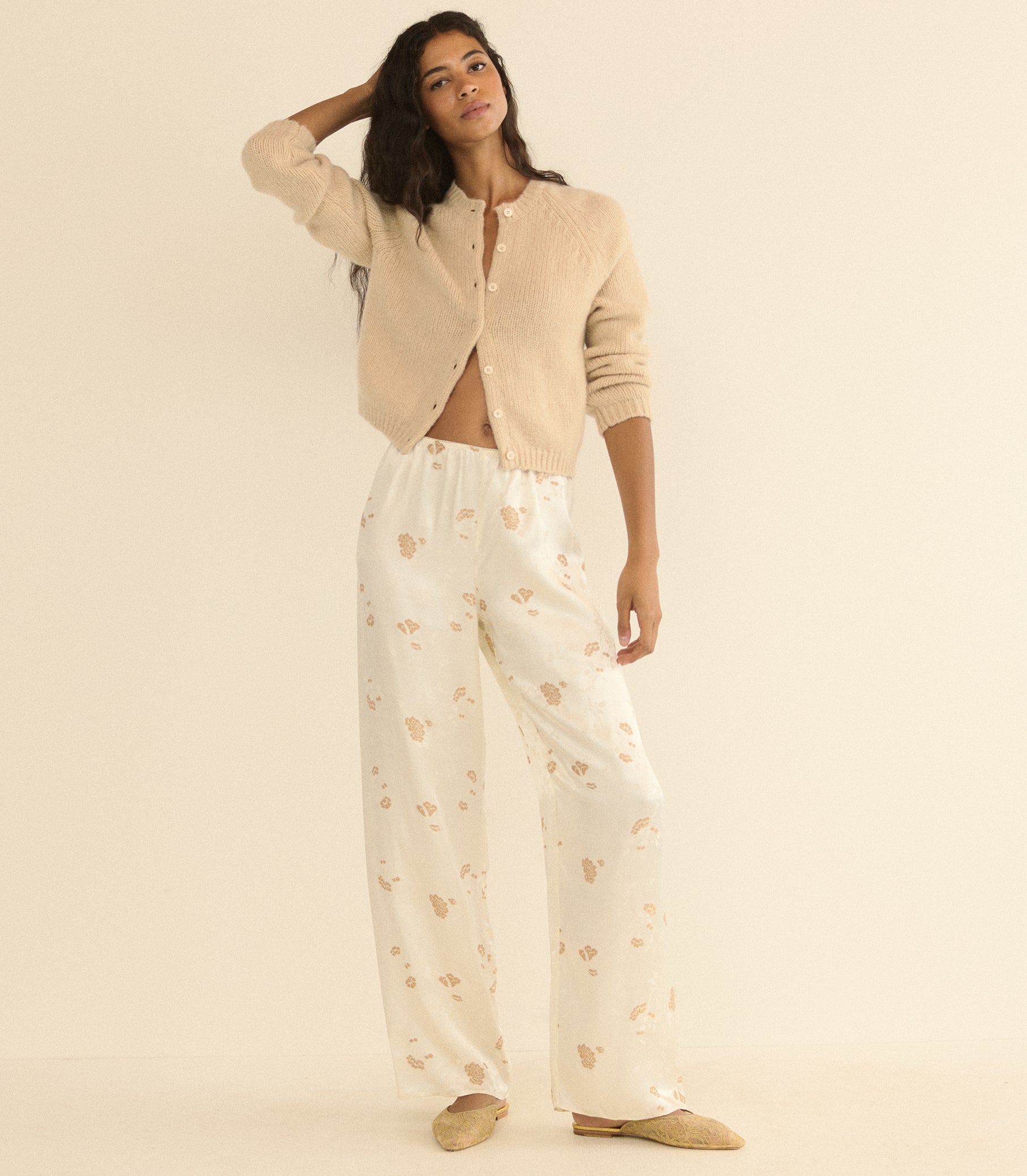 DARCY CARDIGAN -- ALMONDINE view 16
