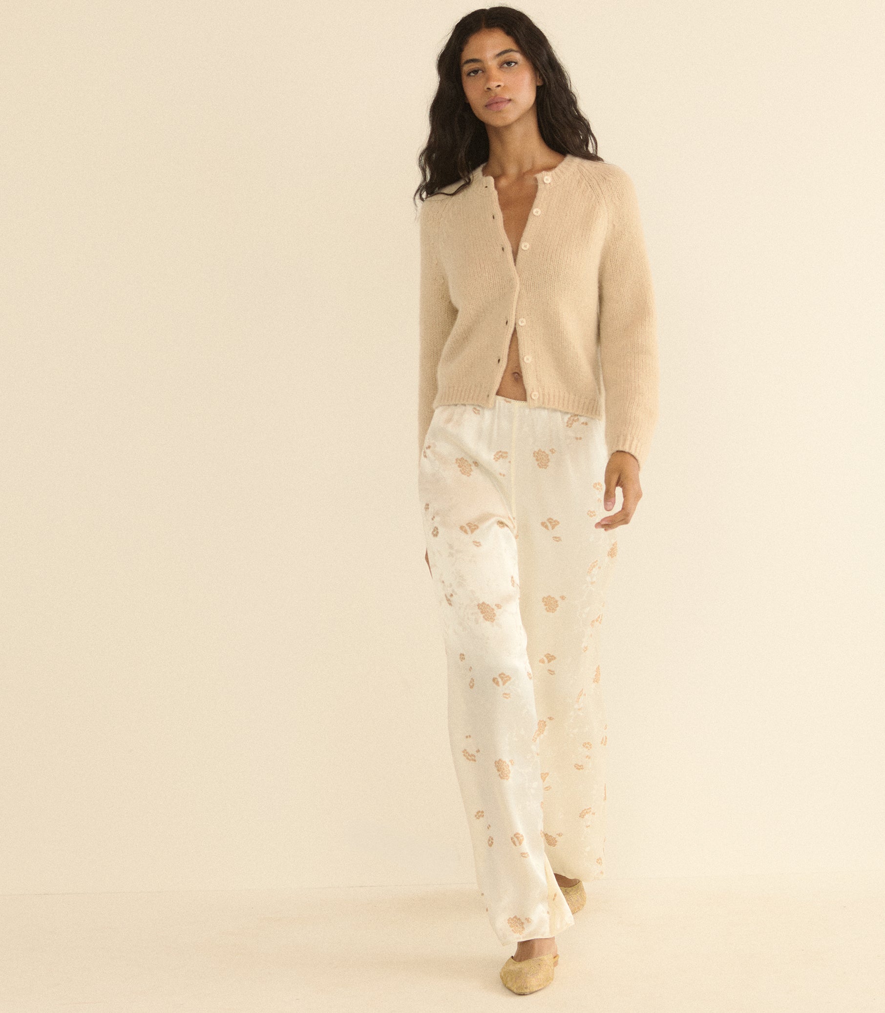 DARCY CARDIGAN -- ALMONDINE view 18

