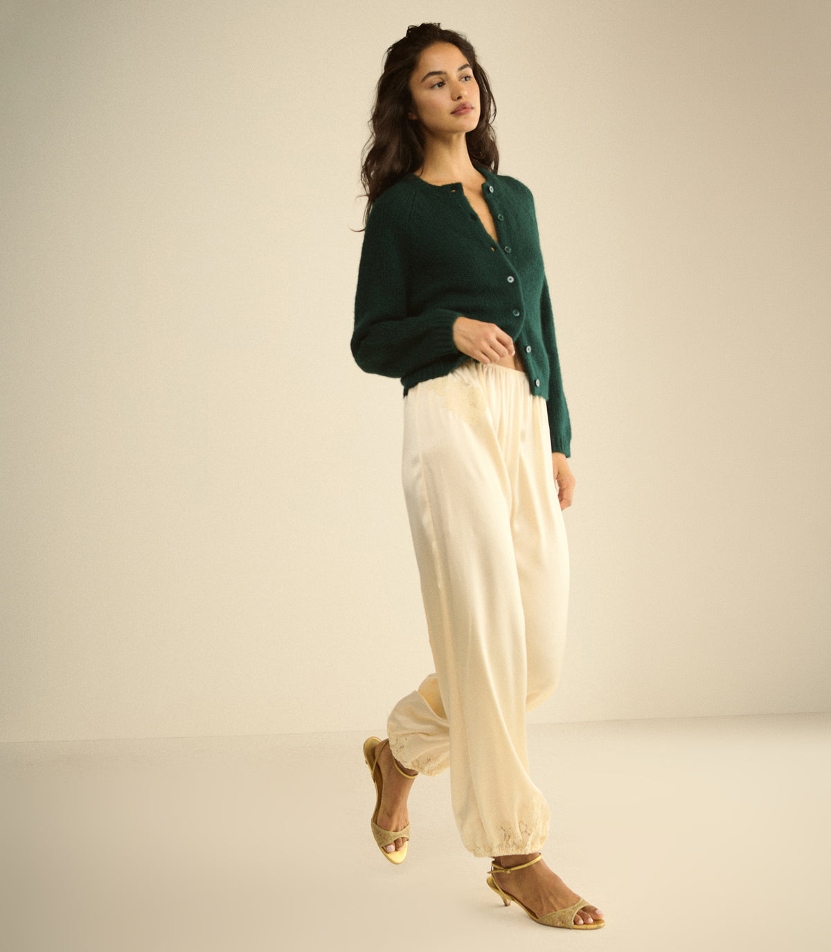 DARCY CARDIGAN -- SCARAB view 4
