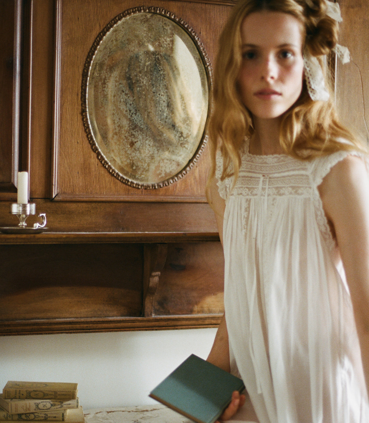 DASHWOOD NIGHTGOWN -- SALT view 1

