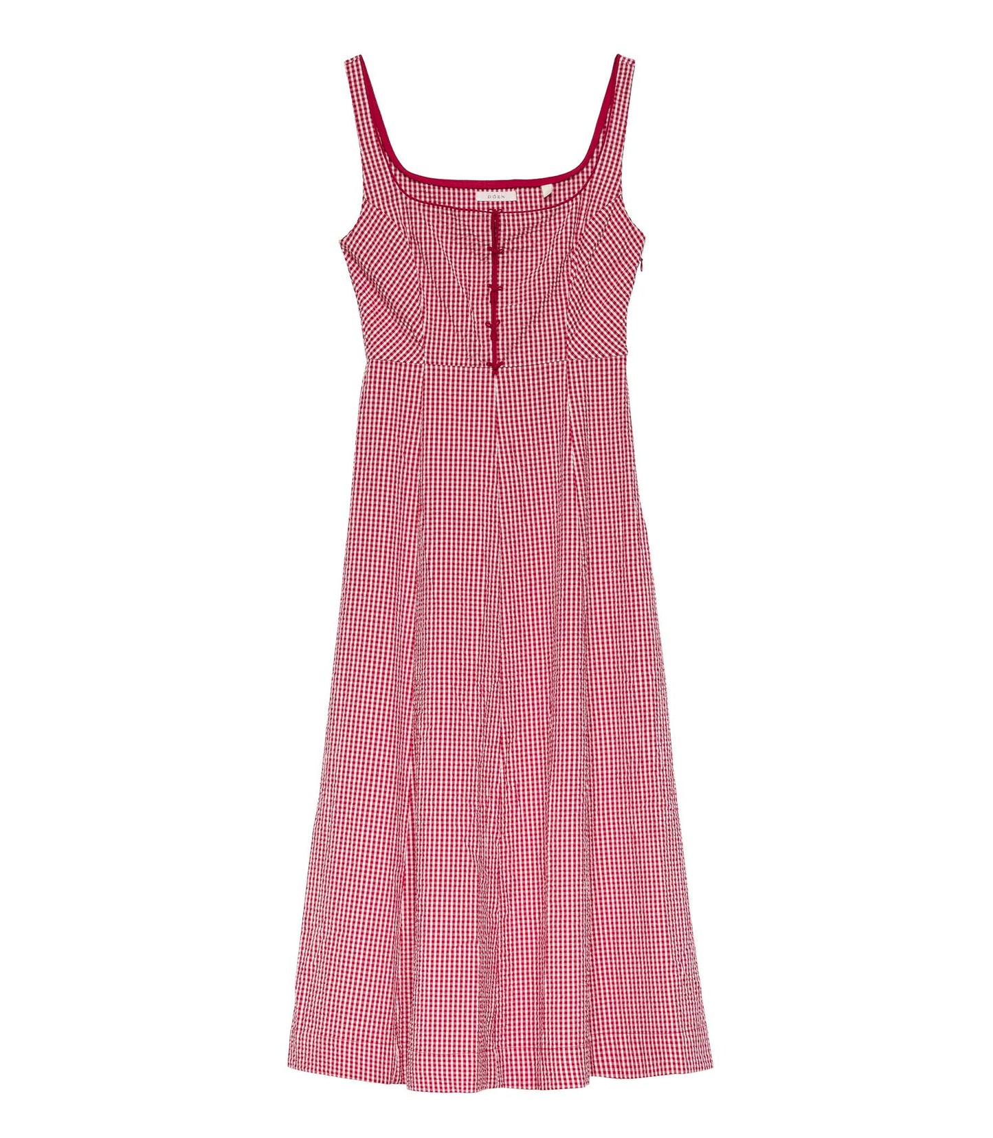 HMD -- DELANEY DRESS -- ROUGE LA MADDALENA GINGHAM
