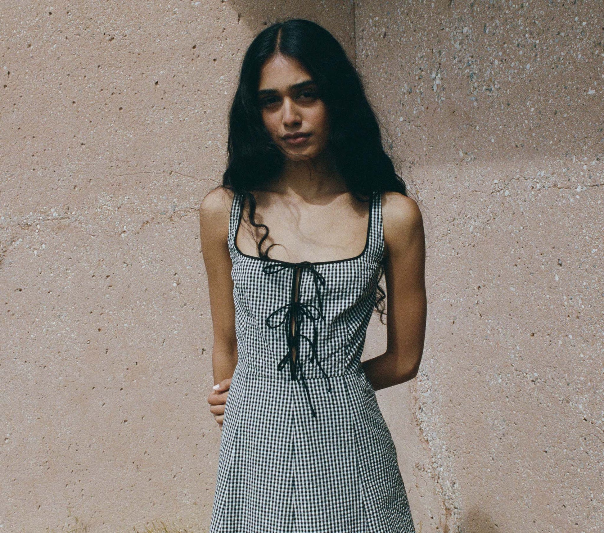 HMD -- DELANEY DRESS -- LA MADDALENA GINGHAM view 3
