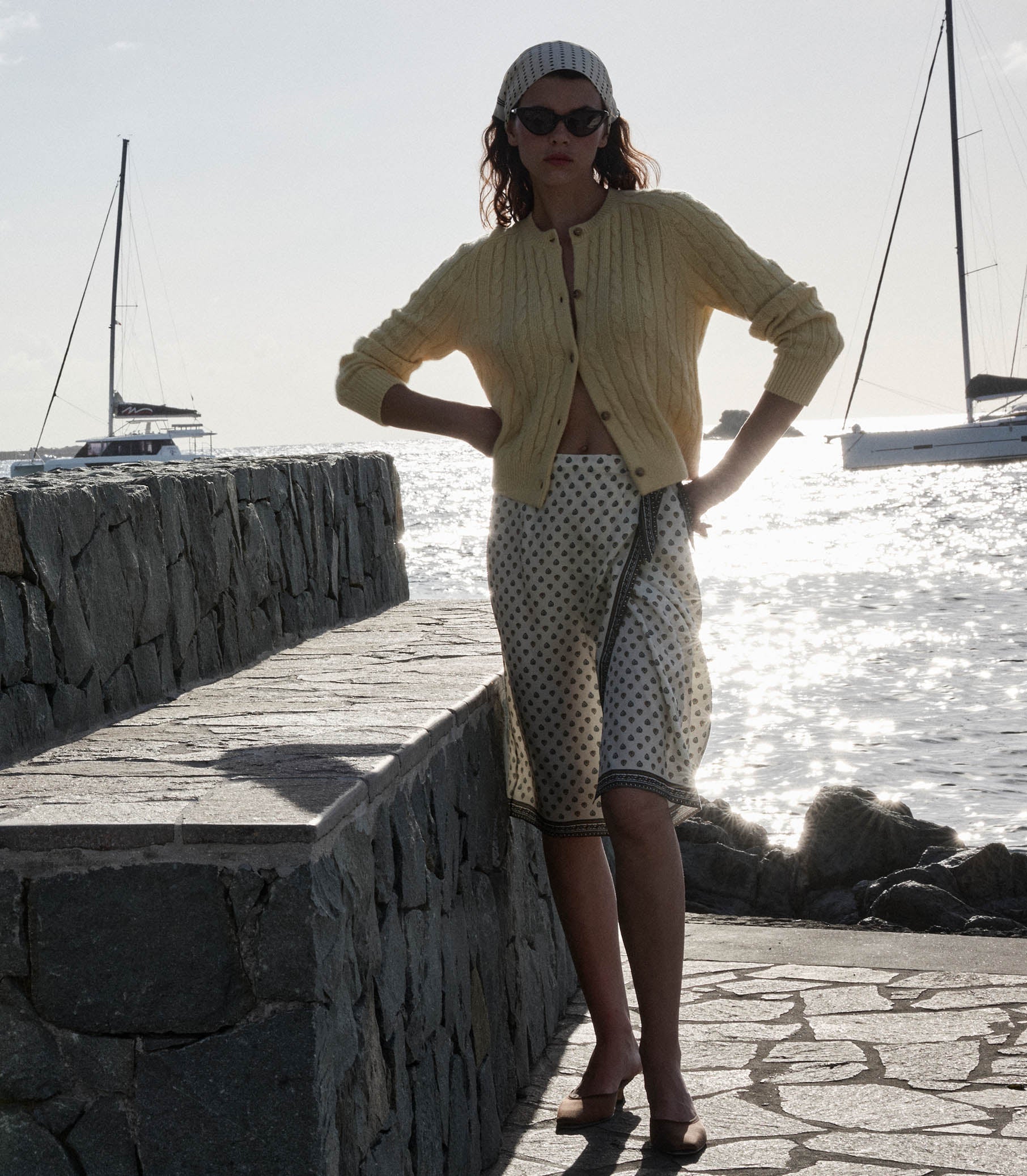 HMD -- DELIA SKIRT -- RIVIERA FOULARD view 4
