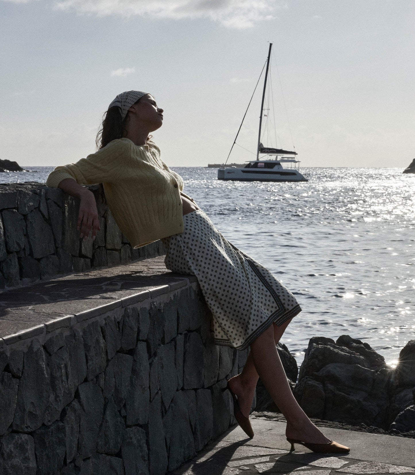HMD -- DELIA SKIRT -- RIVIERA FOULARD
