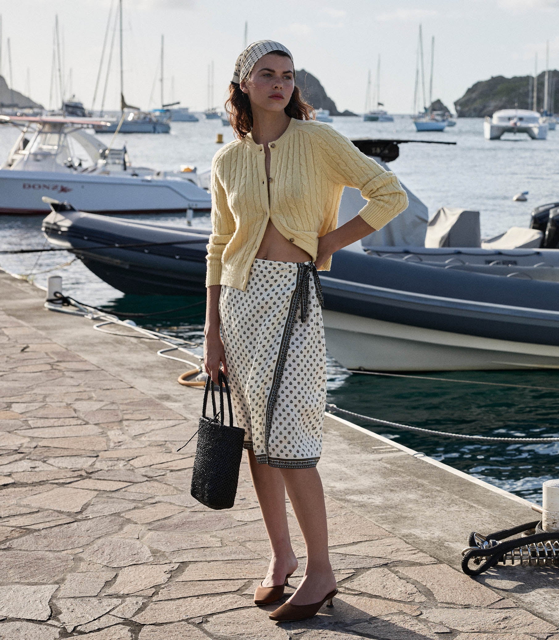 HMD -- DELIA SKIRT -- RIVIERA FOULARD view 1
