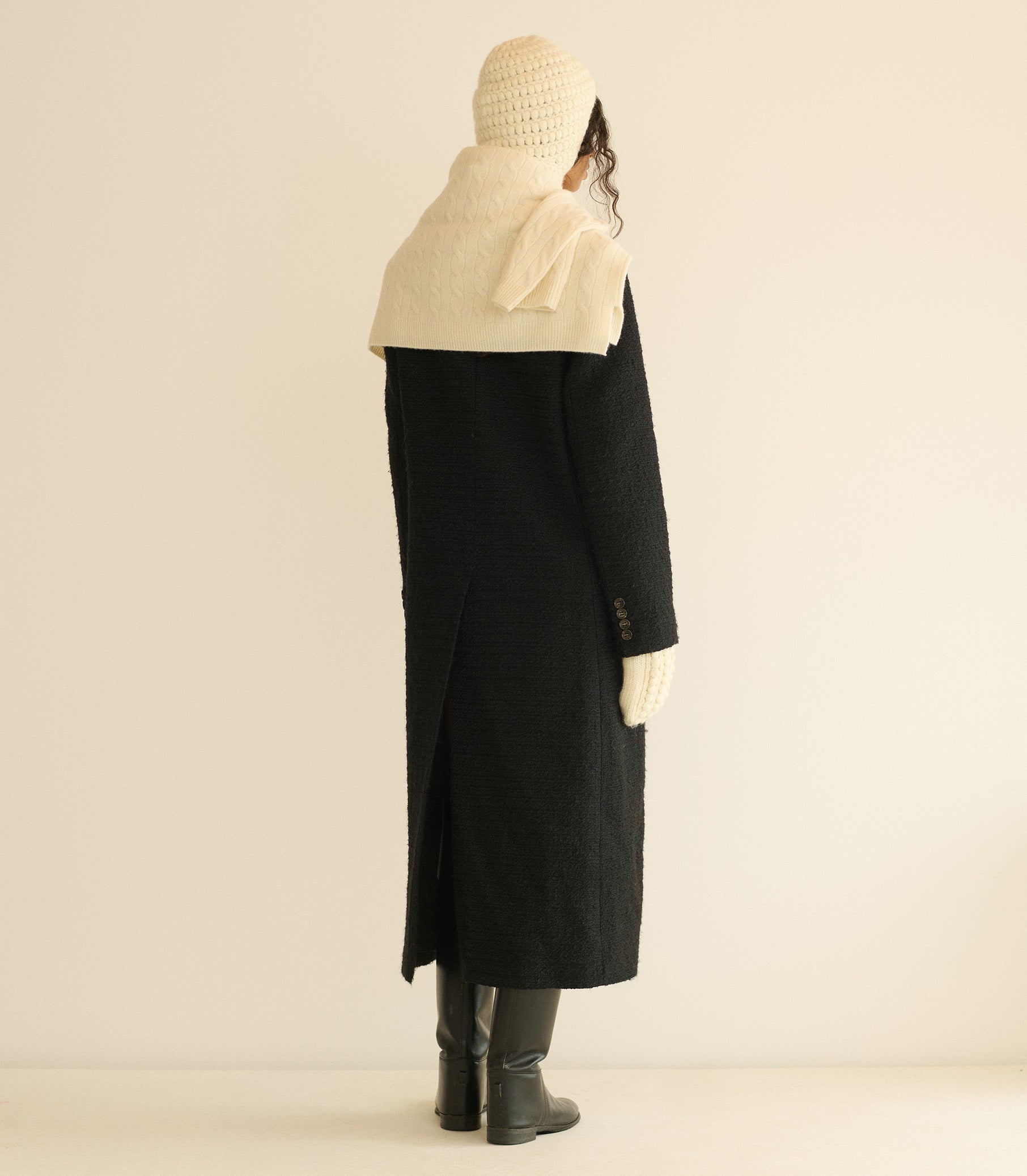 DENEIGE HAT -- IVORY view 5