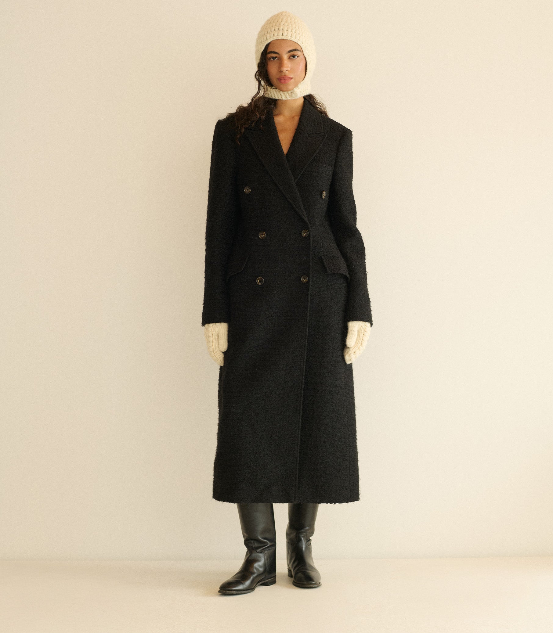 DENEIGE HAT -- IVORY view 3