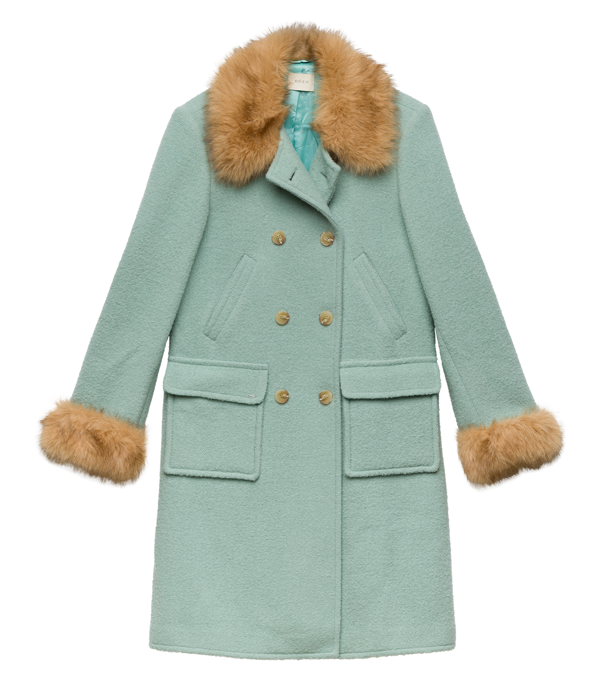 DENEUVE COAT -- BRIGHTON FOG view 8
