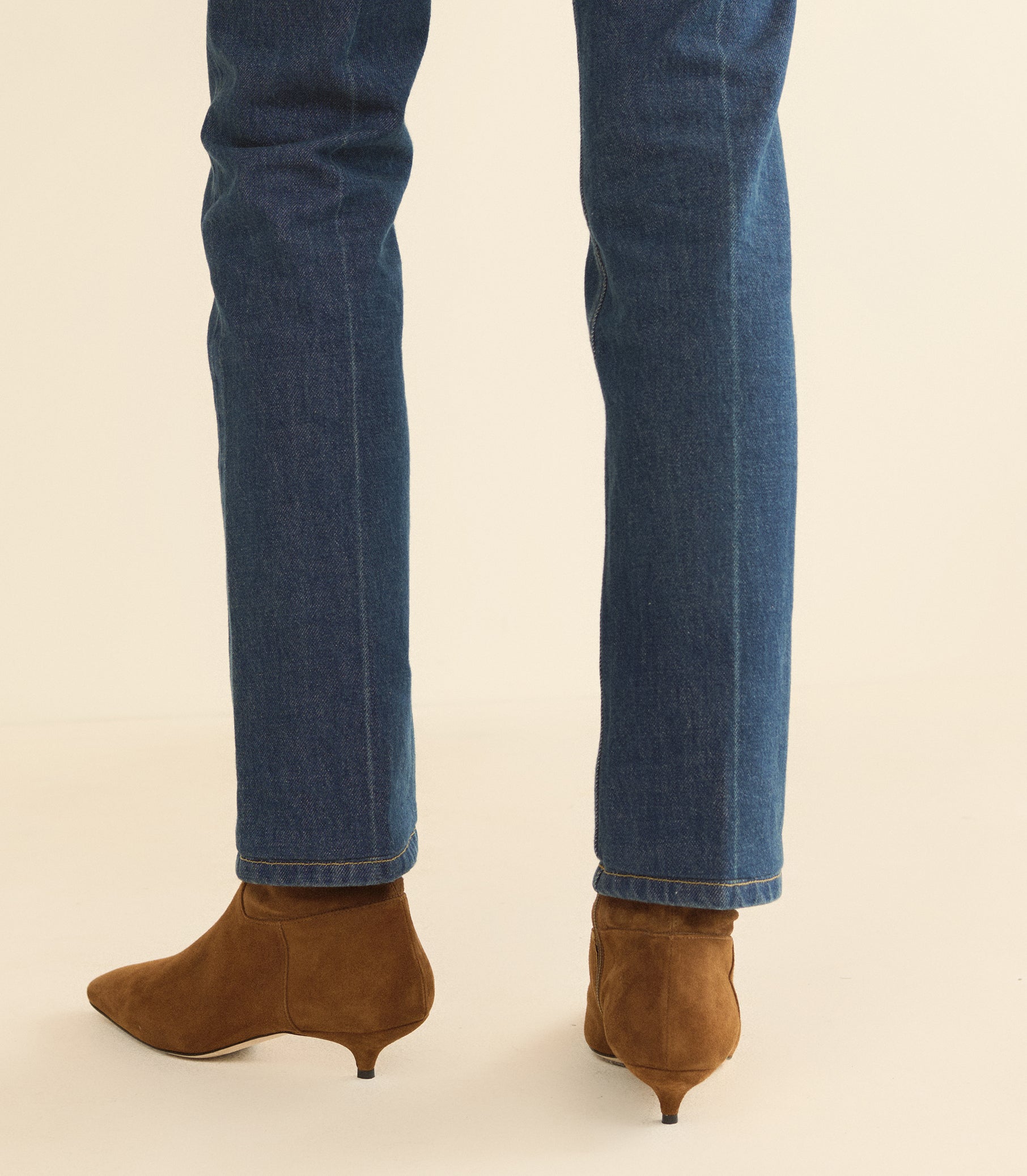 DEVI BOOT -- TORTOISE STRETCH SUEDE view 4
