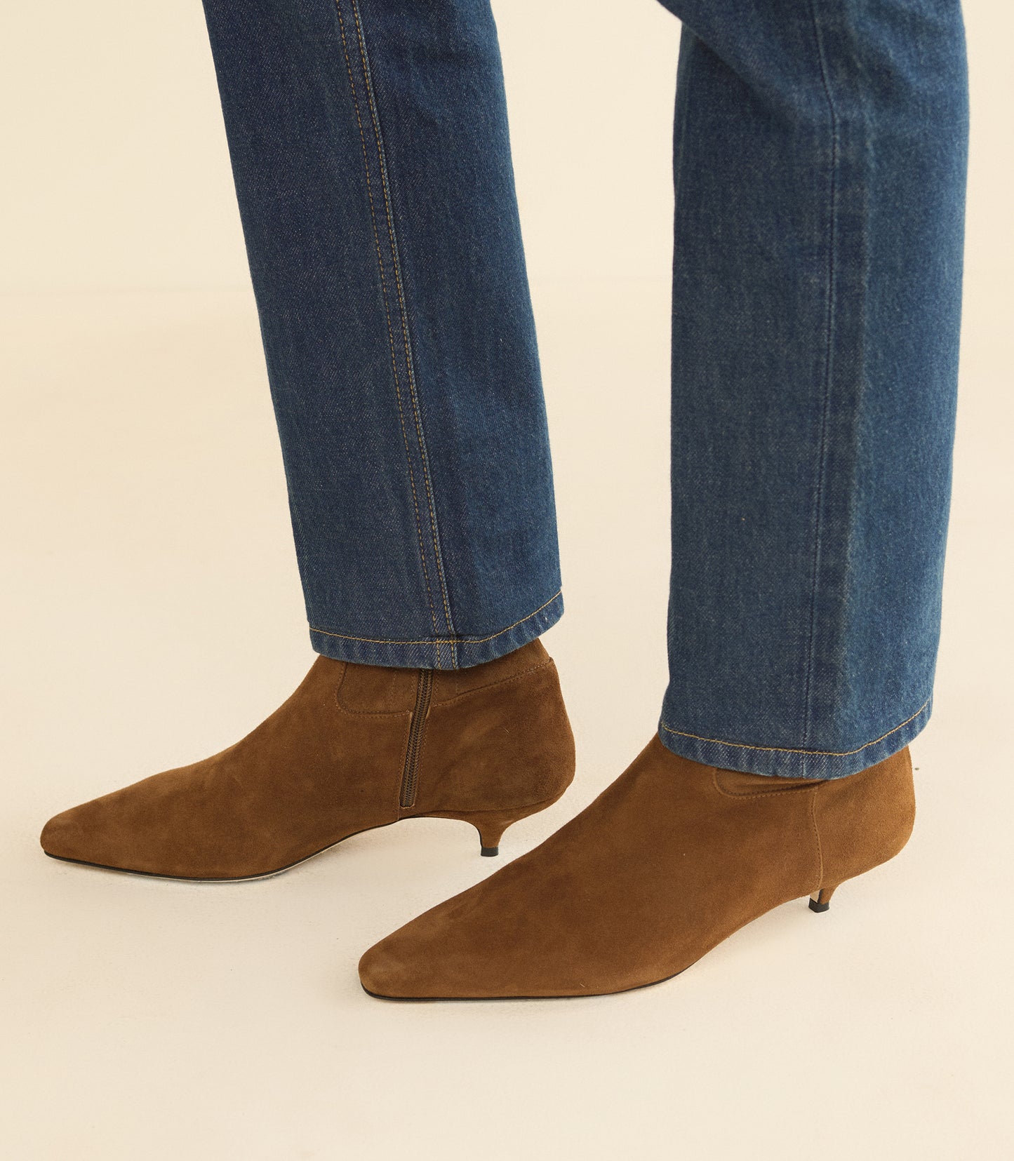 DEVI BOOT -- TORTOISE STRETCH SUEDE