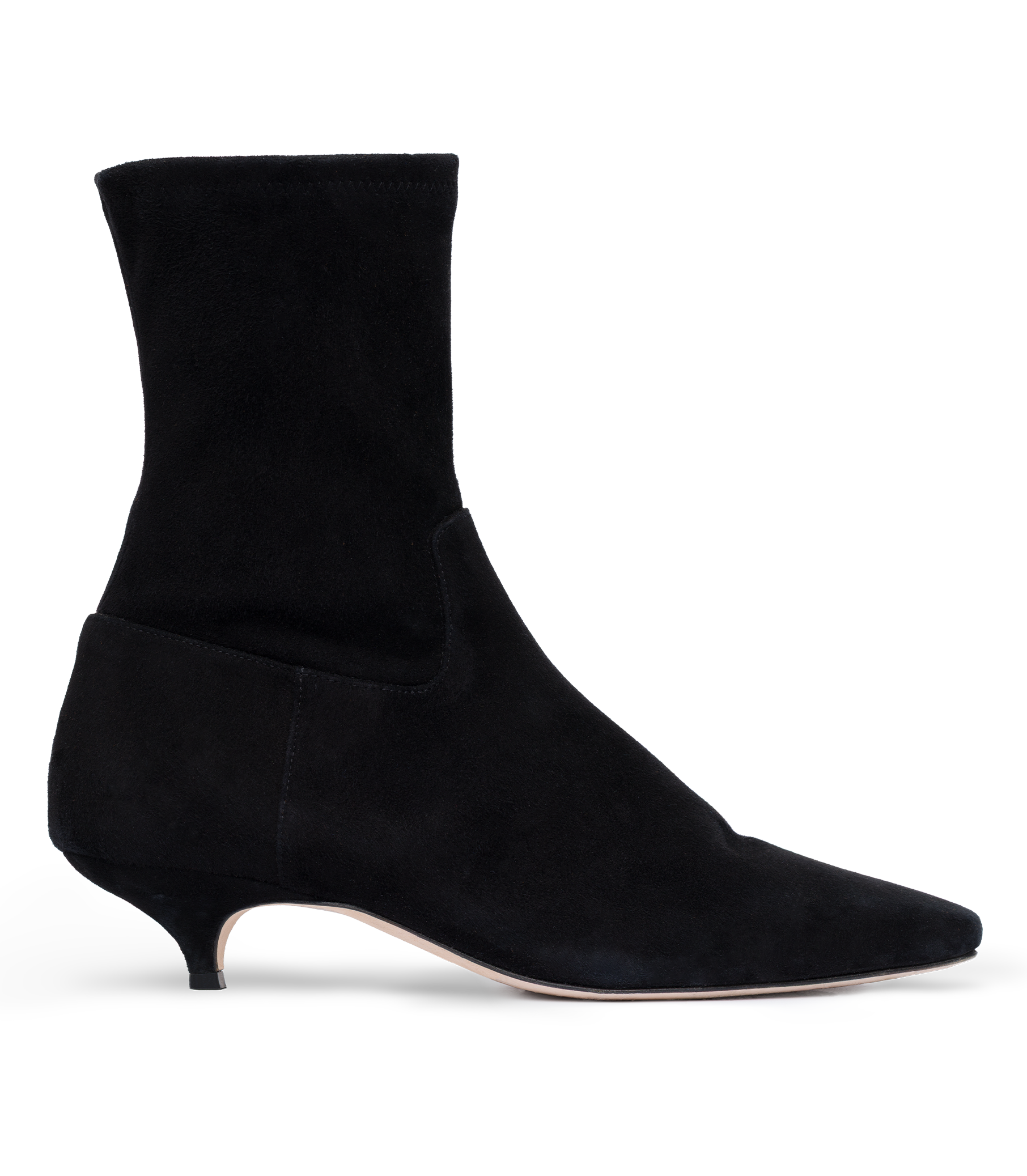 DEVI BOOT -- BLACK STRETCH SUEDE view 5
