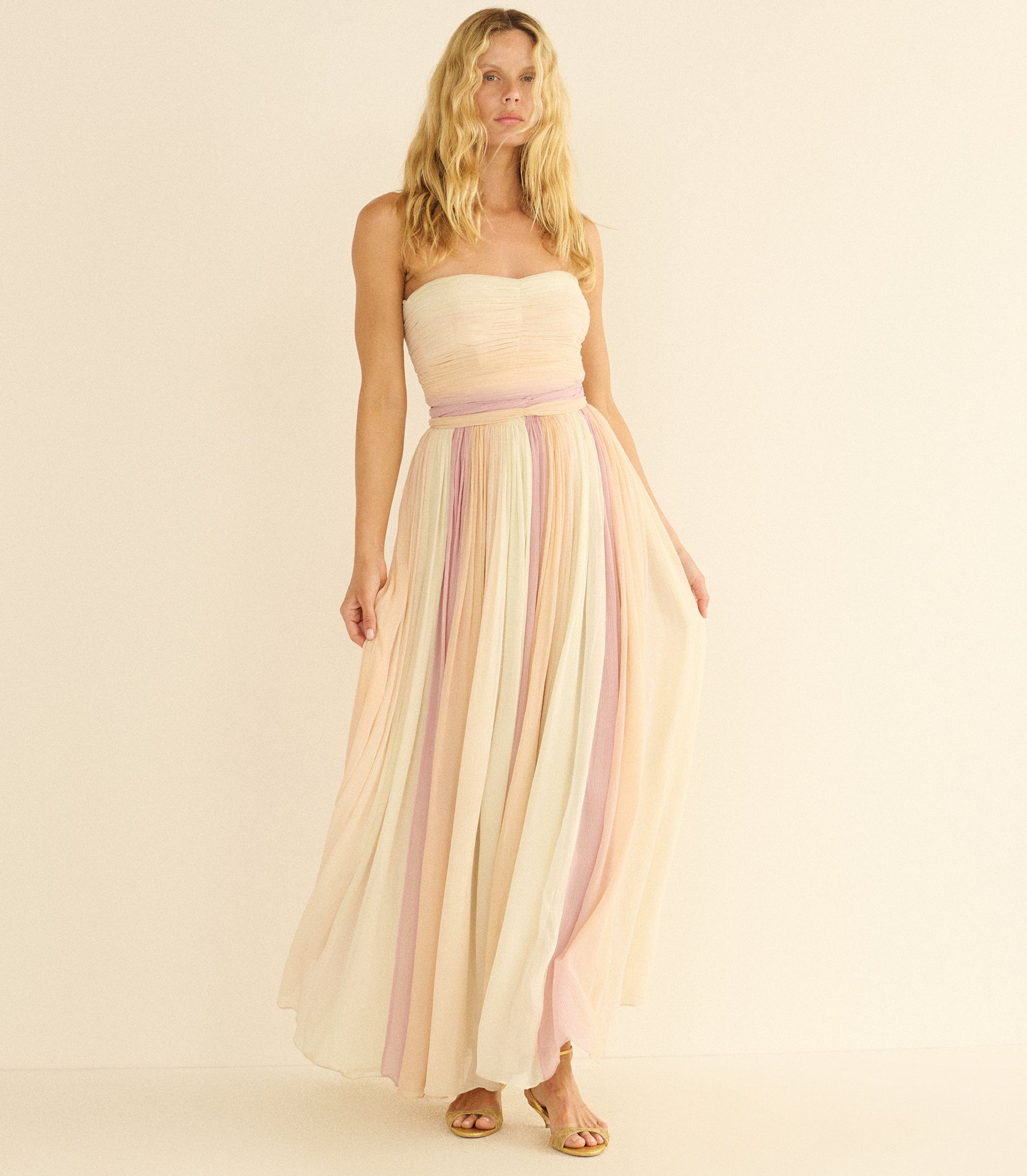 DIANTHUS DRESS -- TOURMALINE OMBRE view 3
