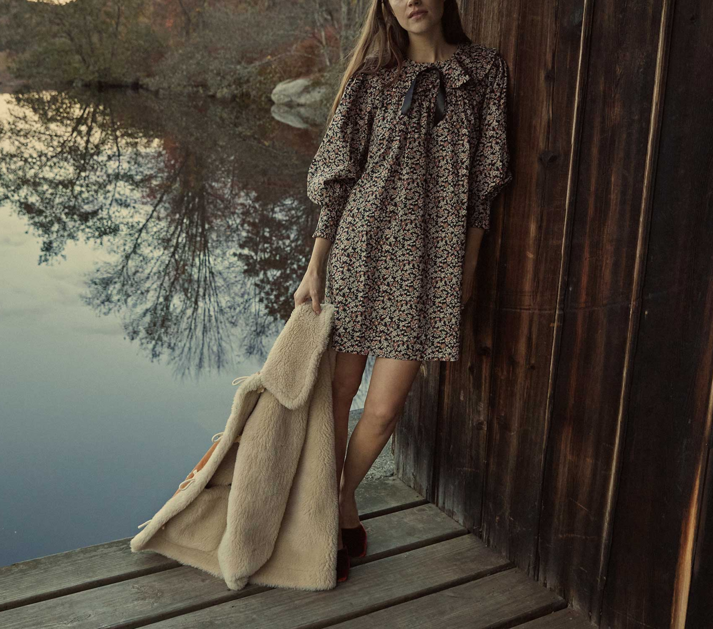 HMD -- ADALINA DRESS -- HARVEST MEADOW FLORAL