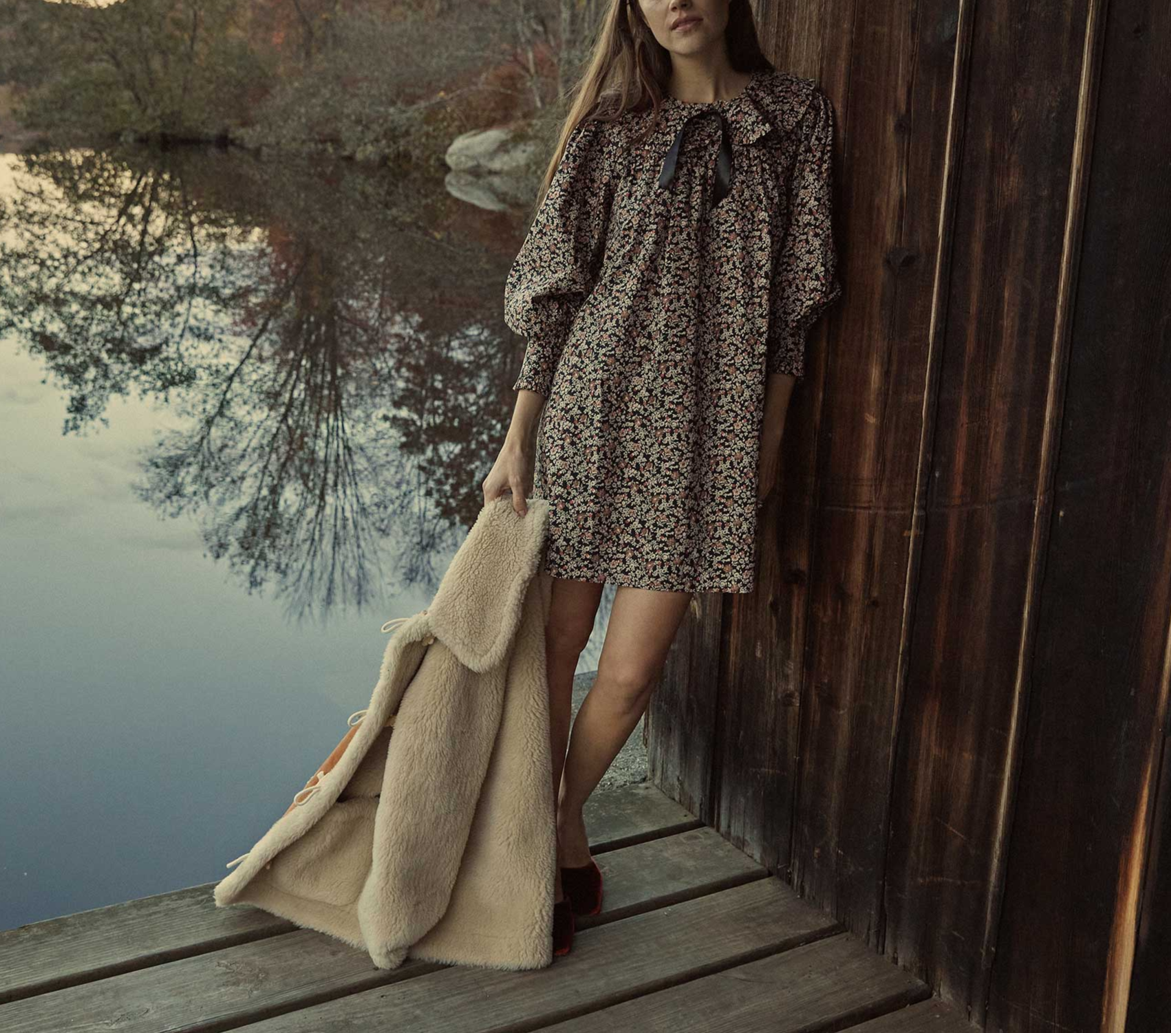 HMD -- ADALINA DRESS -- HARVEST MEADOW FLORAL