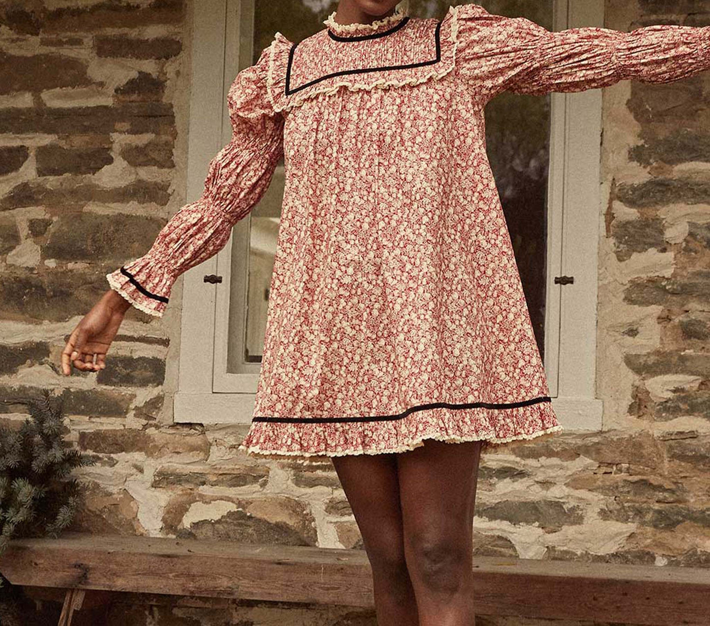 HMD -- ANJOU DRESS -- ROUGE POMME ET POIRE