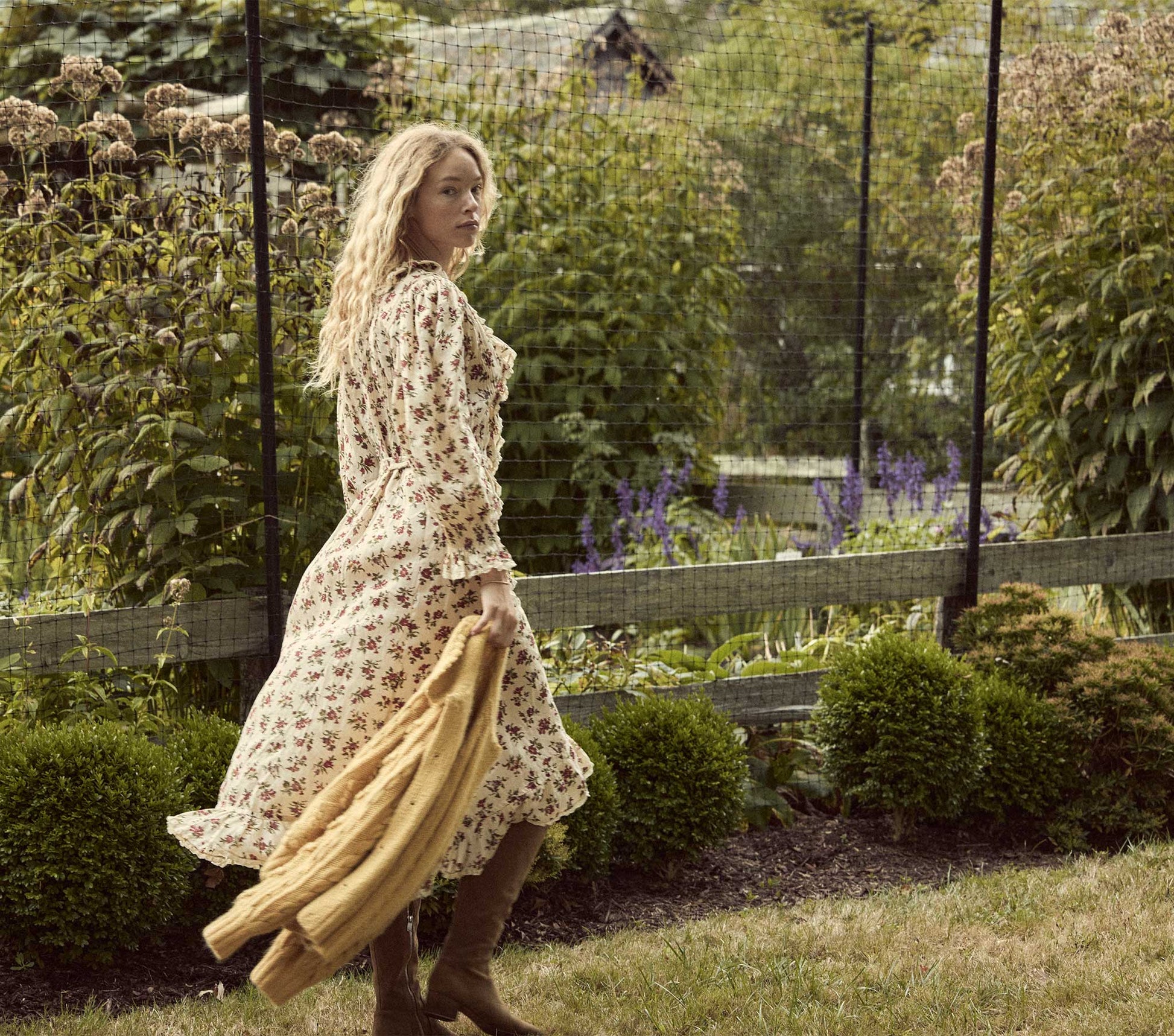 HMD -- NADIA DRESS -- WILDFLOWER WHISPER view 3
