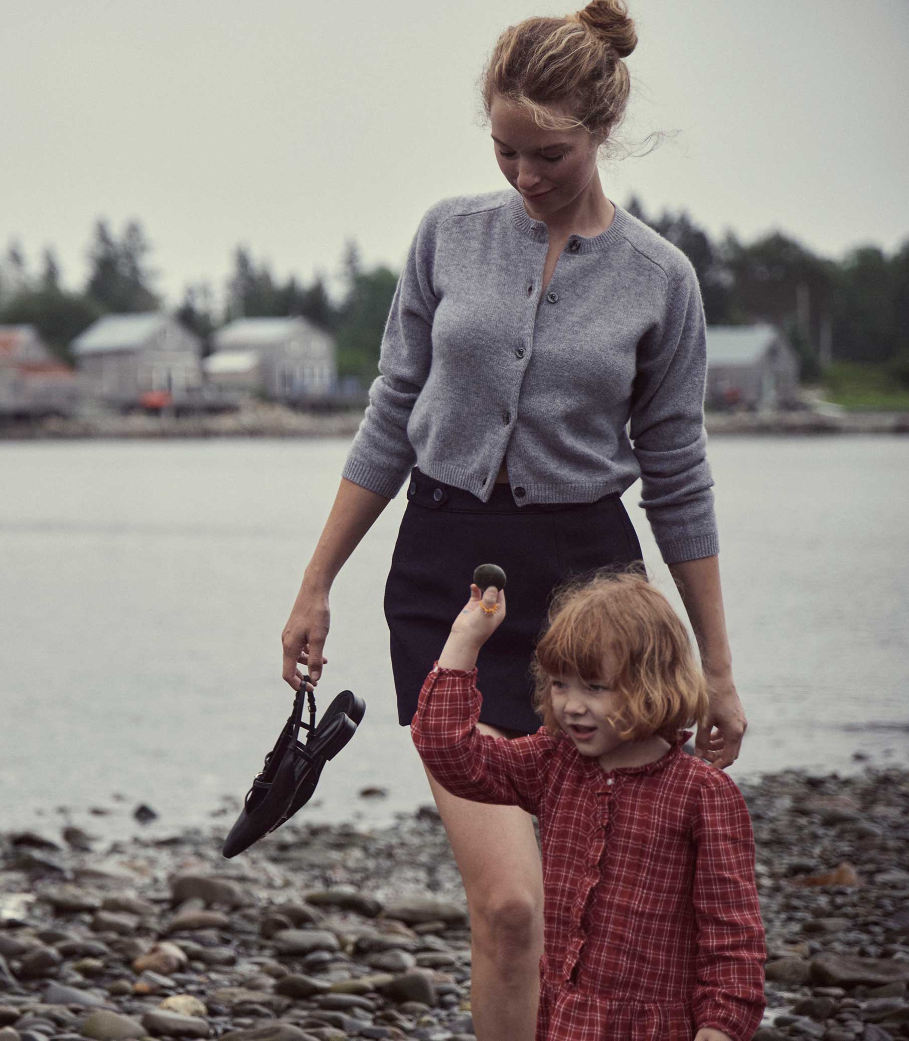 HMD -- ASHFORD CARDIGAN -- PEBBLE GREY view 3
