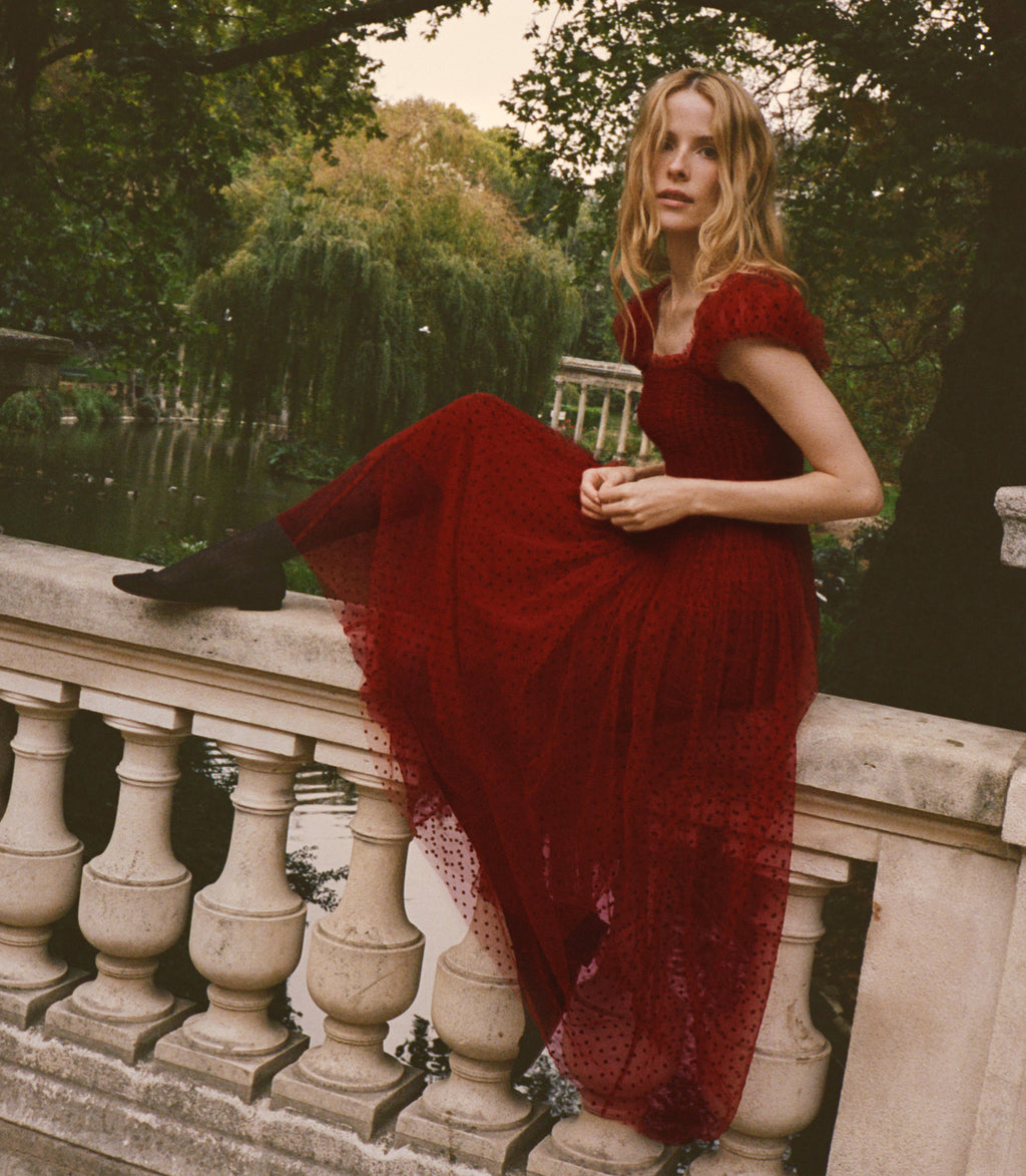 Pamelina Dress - Rosso