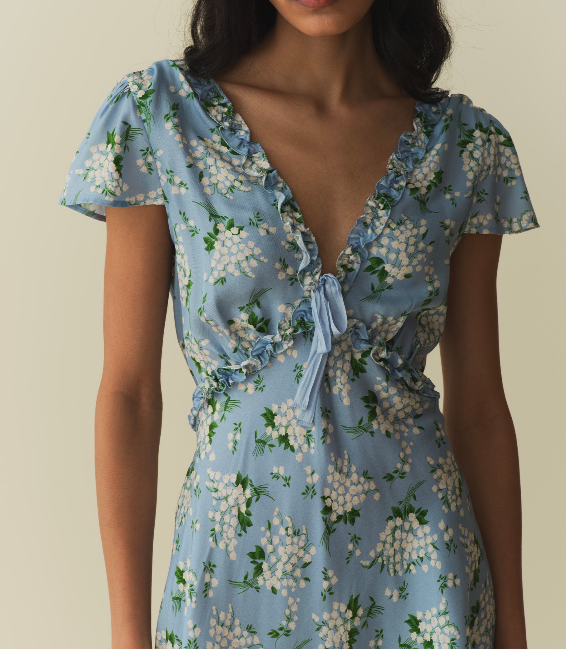 TAYLA DRESS -- SKY MAY BELL FLORAL view 2