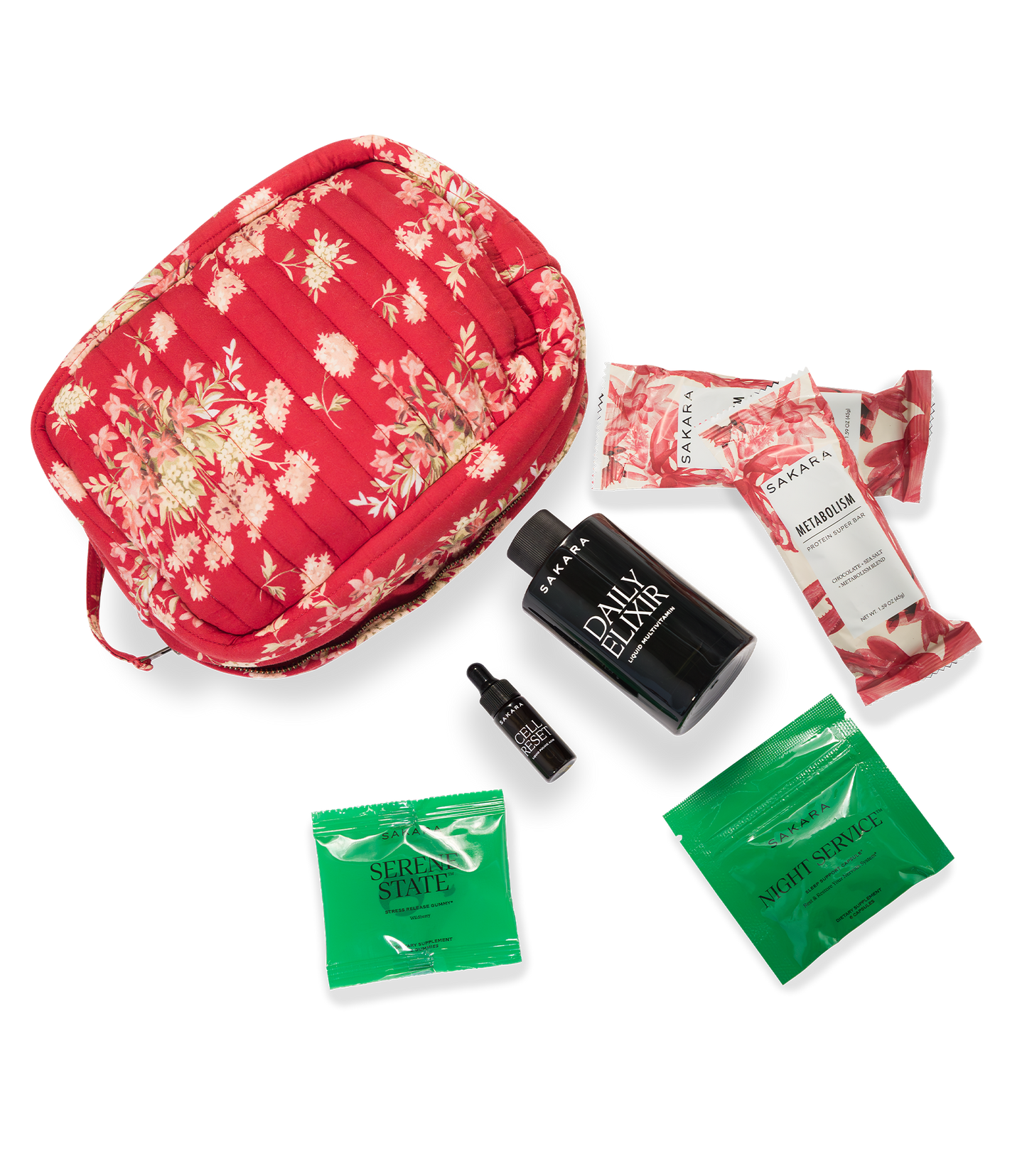 DÔEN & SAKARA TRAVEL ESSENTIALS -- LANTANA FLORAL