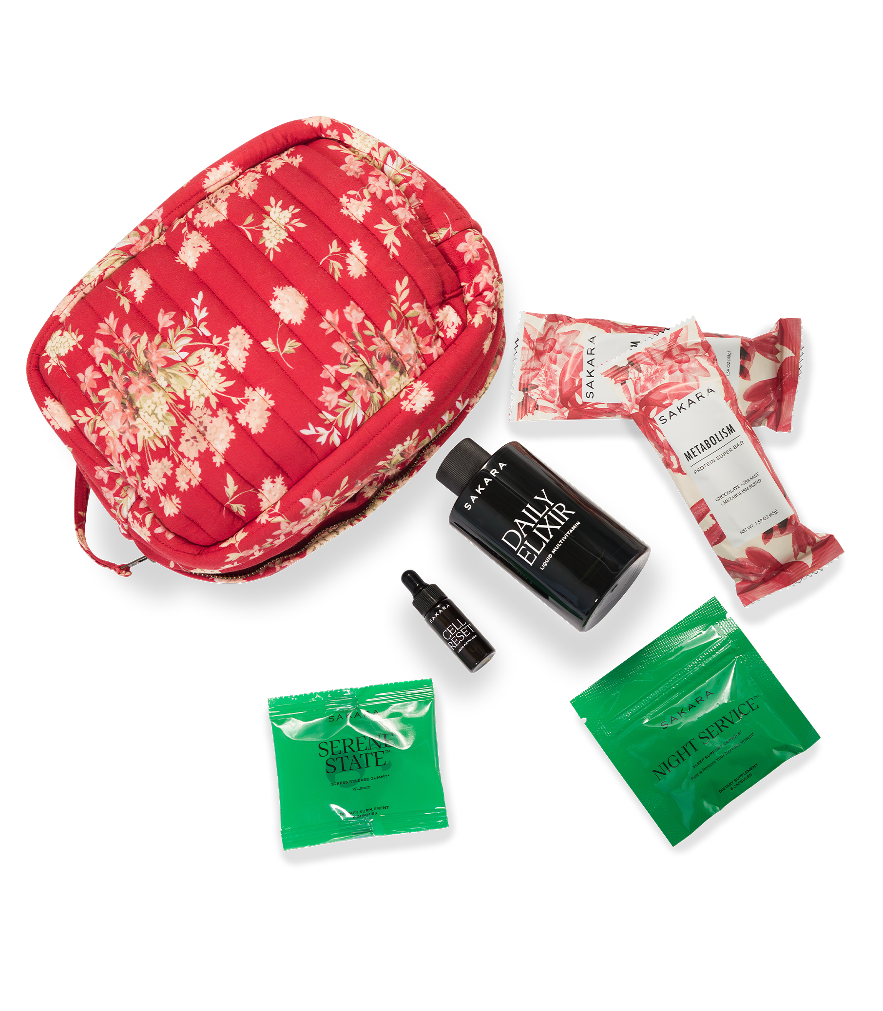 DÔEN & SAKARA TRAVEL ESSENTIALS -- LANTANA FLORAL view 1