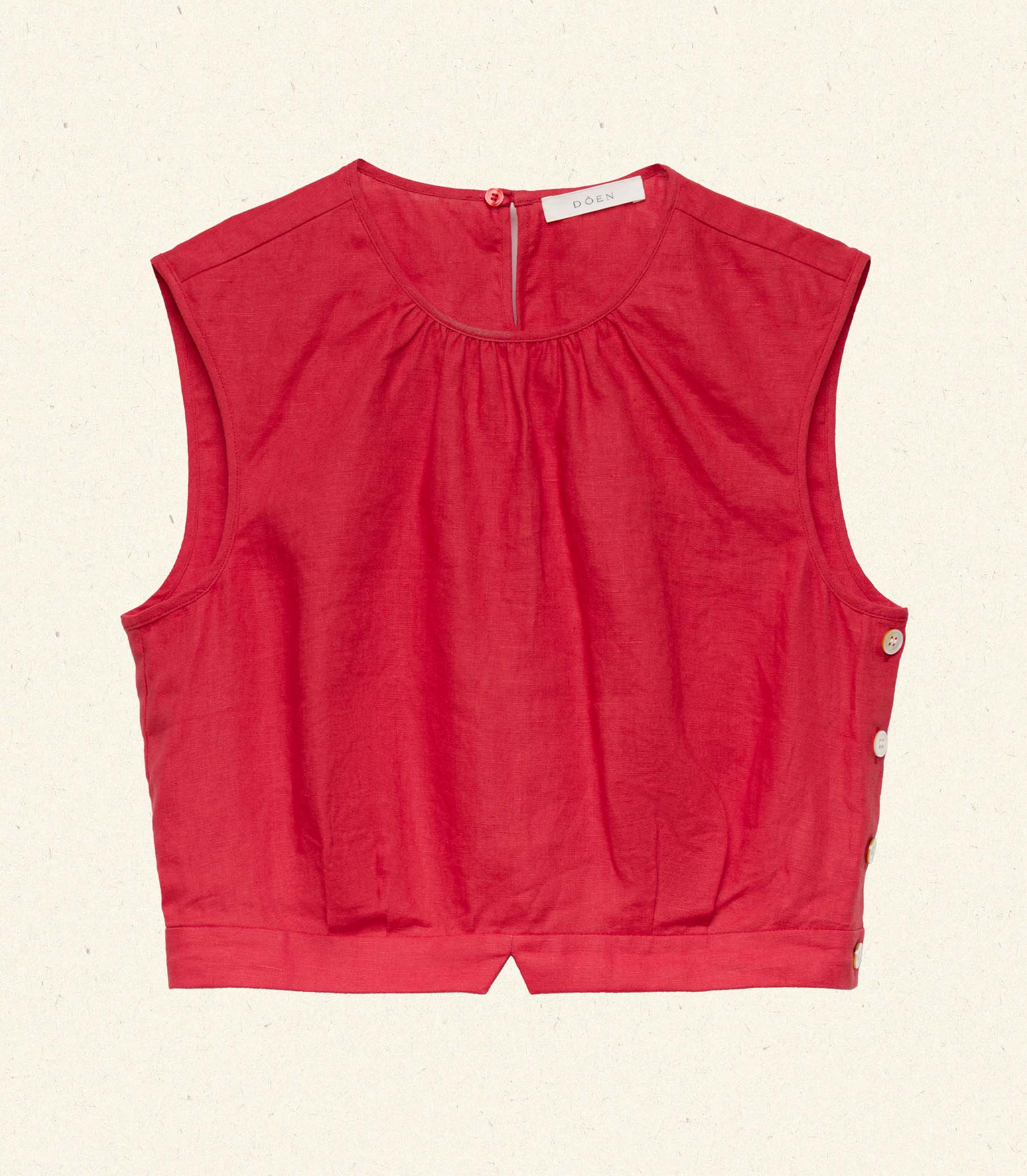 DORIS TOP -- SCARLET view 8