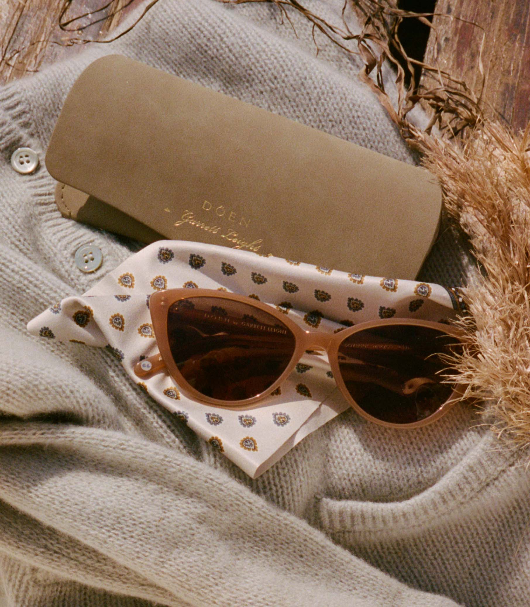 DÔEN BY GARRETT LEIGHT DOYENNE SUNGLASSES -- MINK view 6
