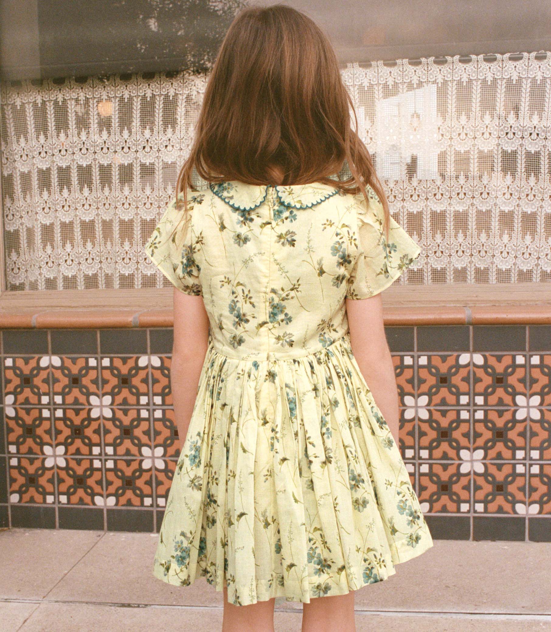 DUA DRESS -- SUNSHINE PRAIRIE ROSE view 4
