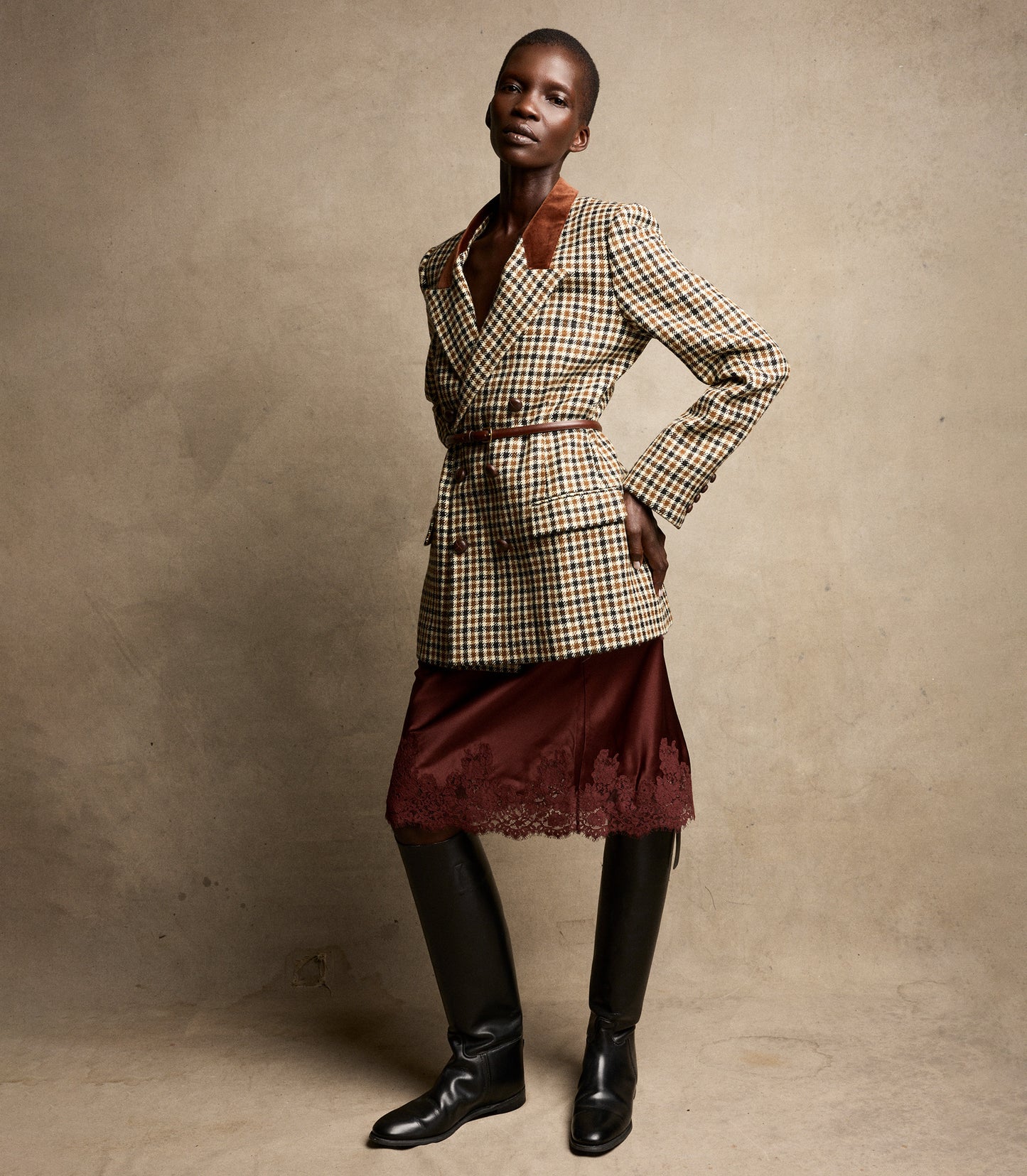 DUCCIO BLAZER -- ELLSWORTH HOUNDSTOOTH