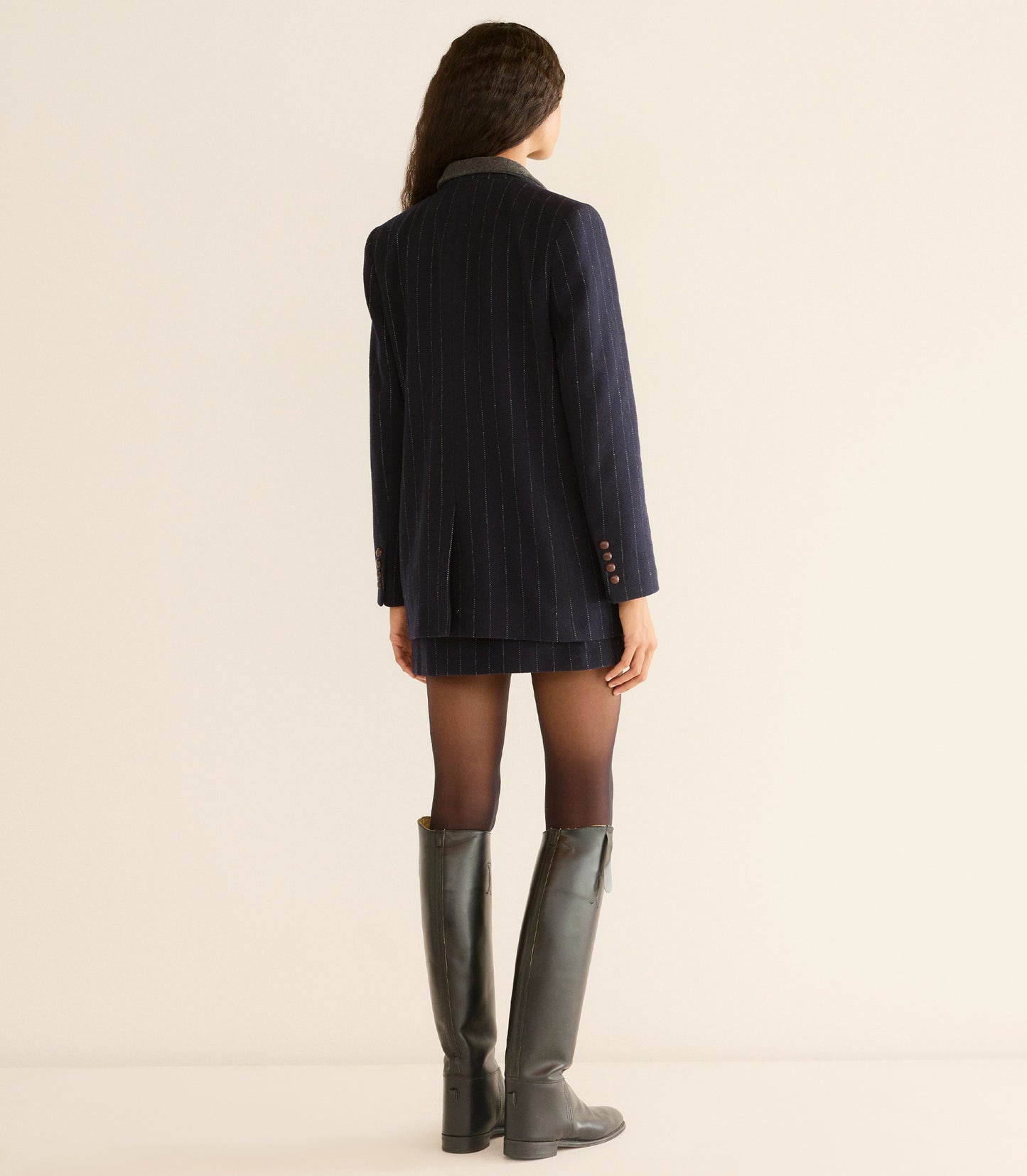 DUCCIO BLAZER -- MARIANNE PINSTRIPE