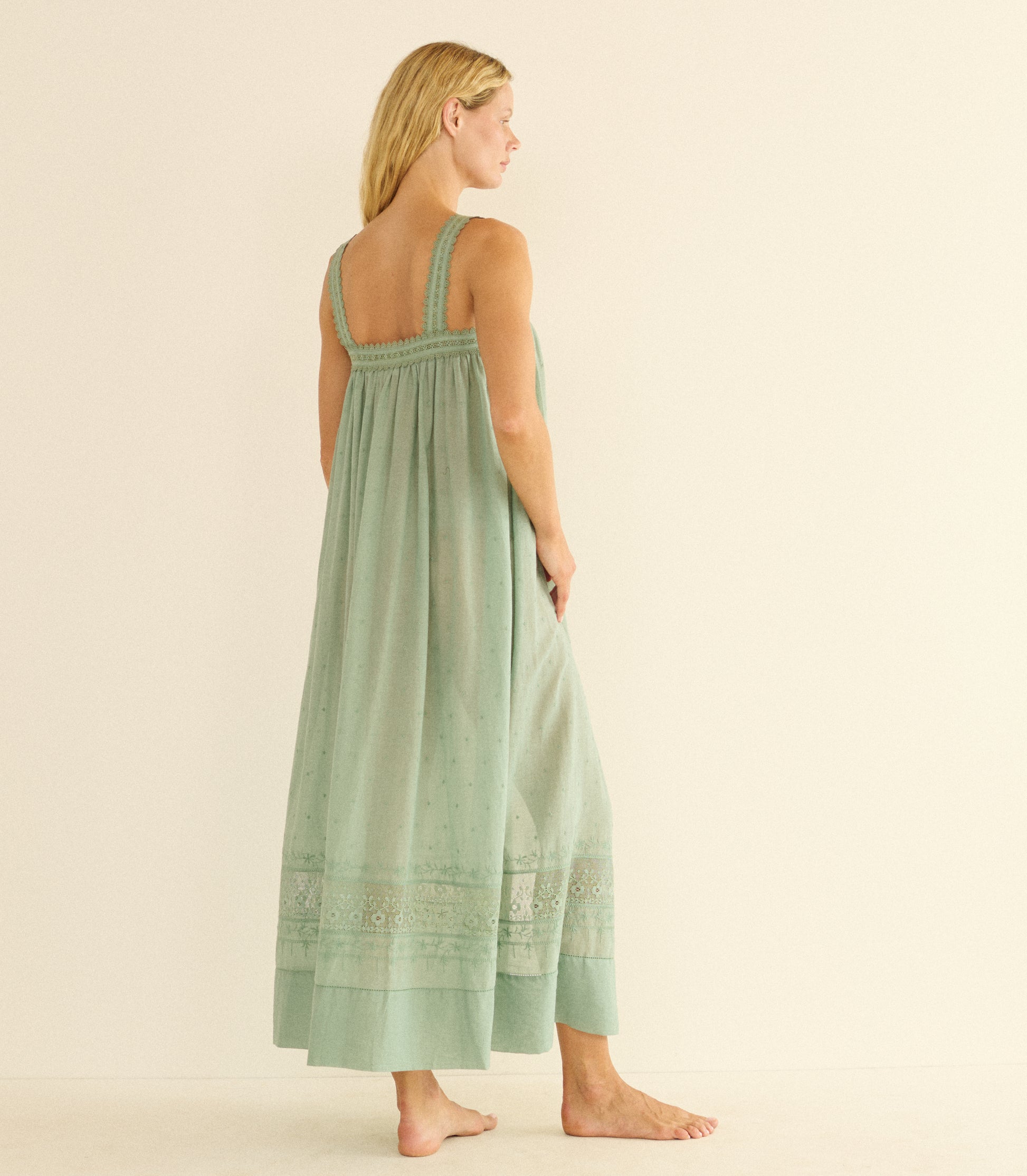 ELARIE DRESS -- ALOE view 7
