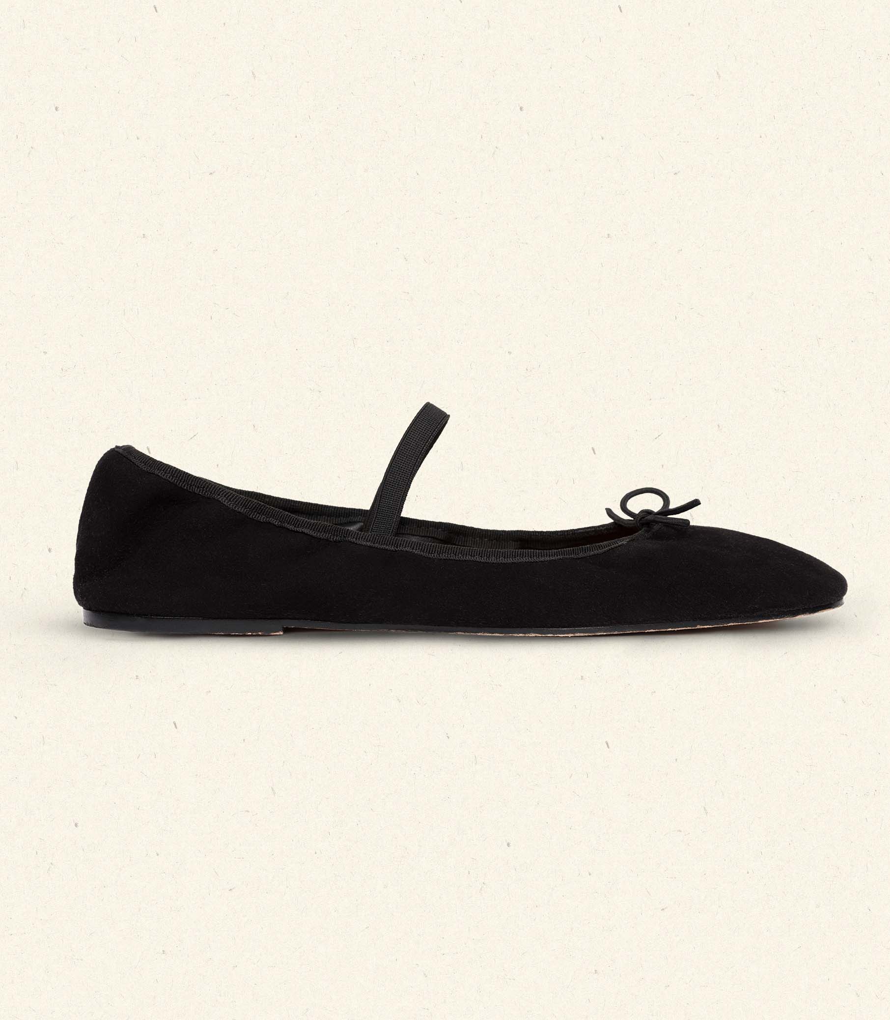 ELENI MARY JANE -- BLACK SUEDE view 6