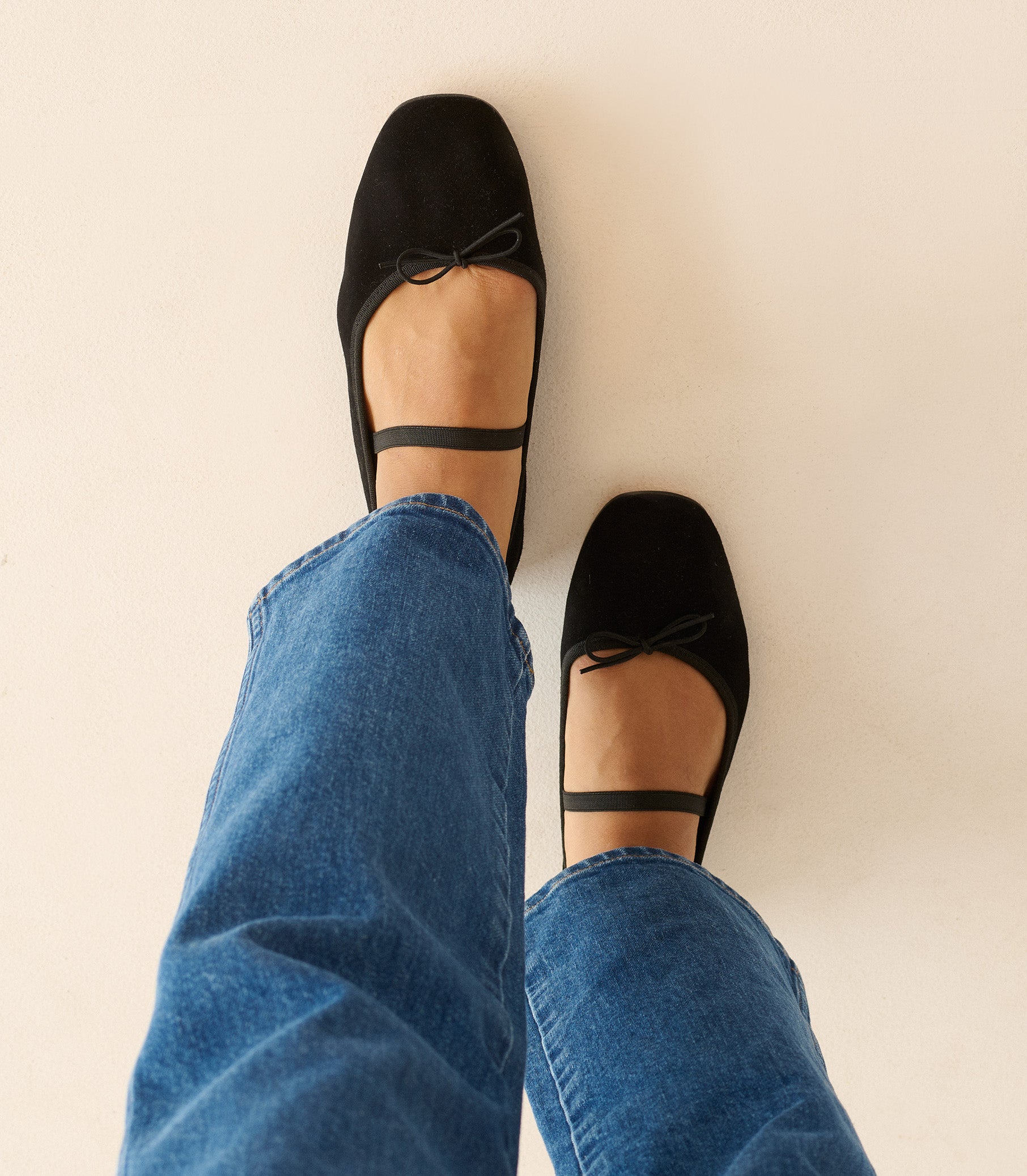 ELENI MARY JANE -- BLACK SUEDE view 3