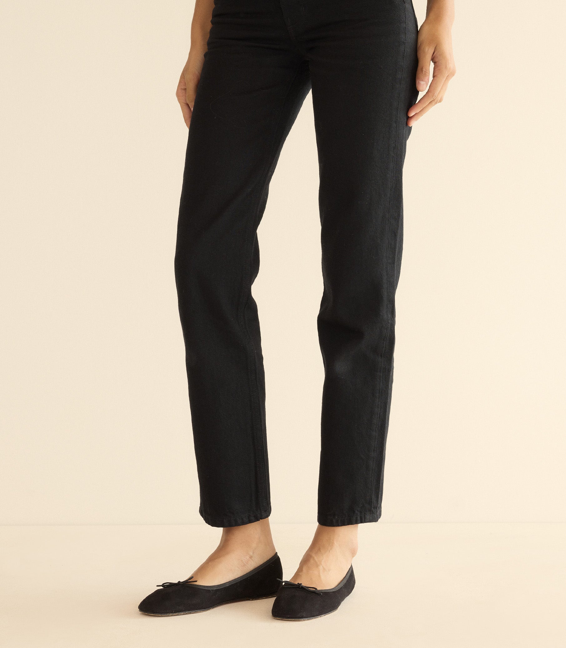 ELENI MARY JANE -- BLACK SUEDE view 4