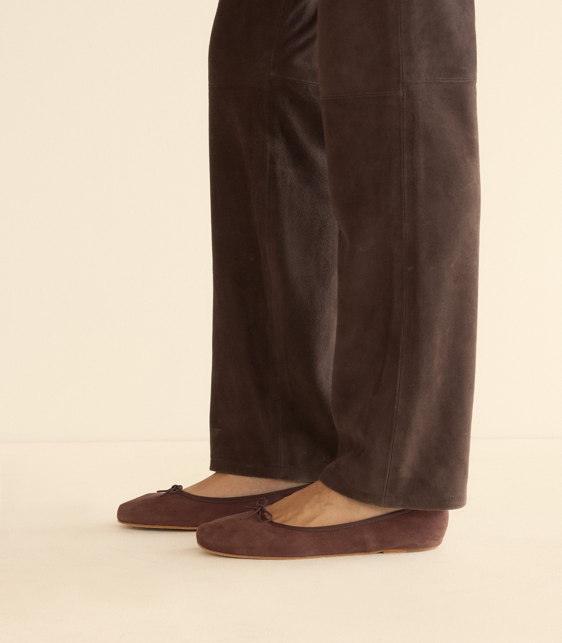 ELENI MARY JANE -- CHOCOLATE SUEDE view 3