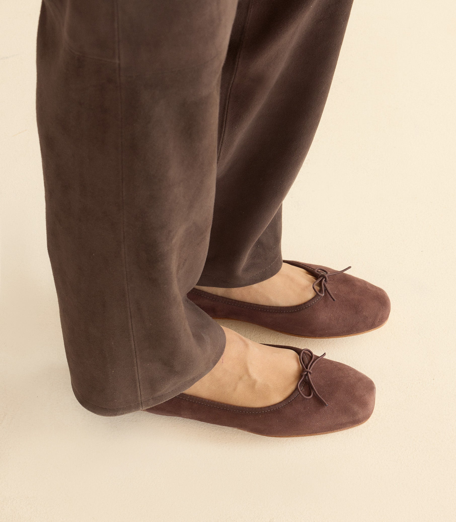 ELENI MARY JANE -- CHOCOLATE SUEDE view 2