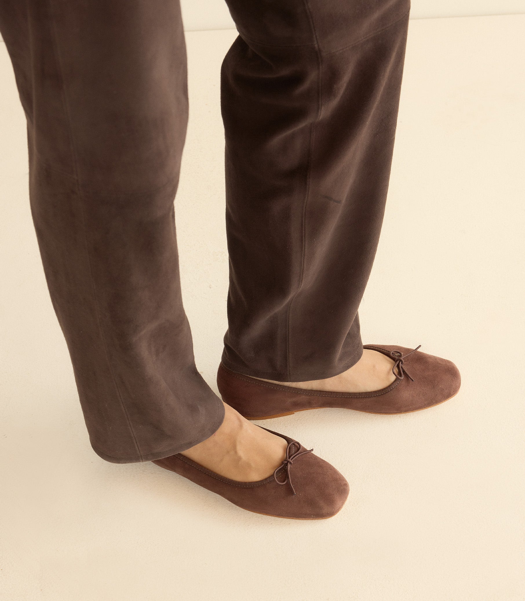 Eleni Mary Jane - Chocolate Suede | DÔEN