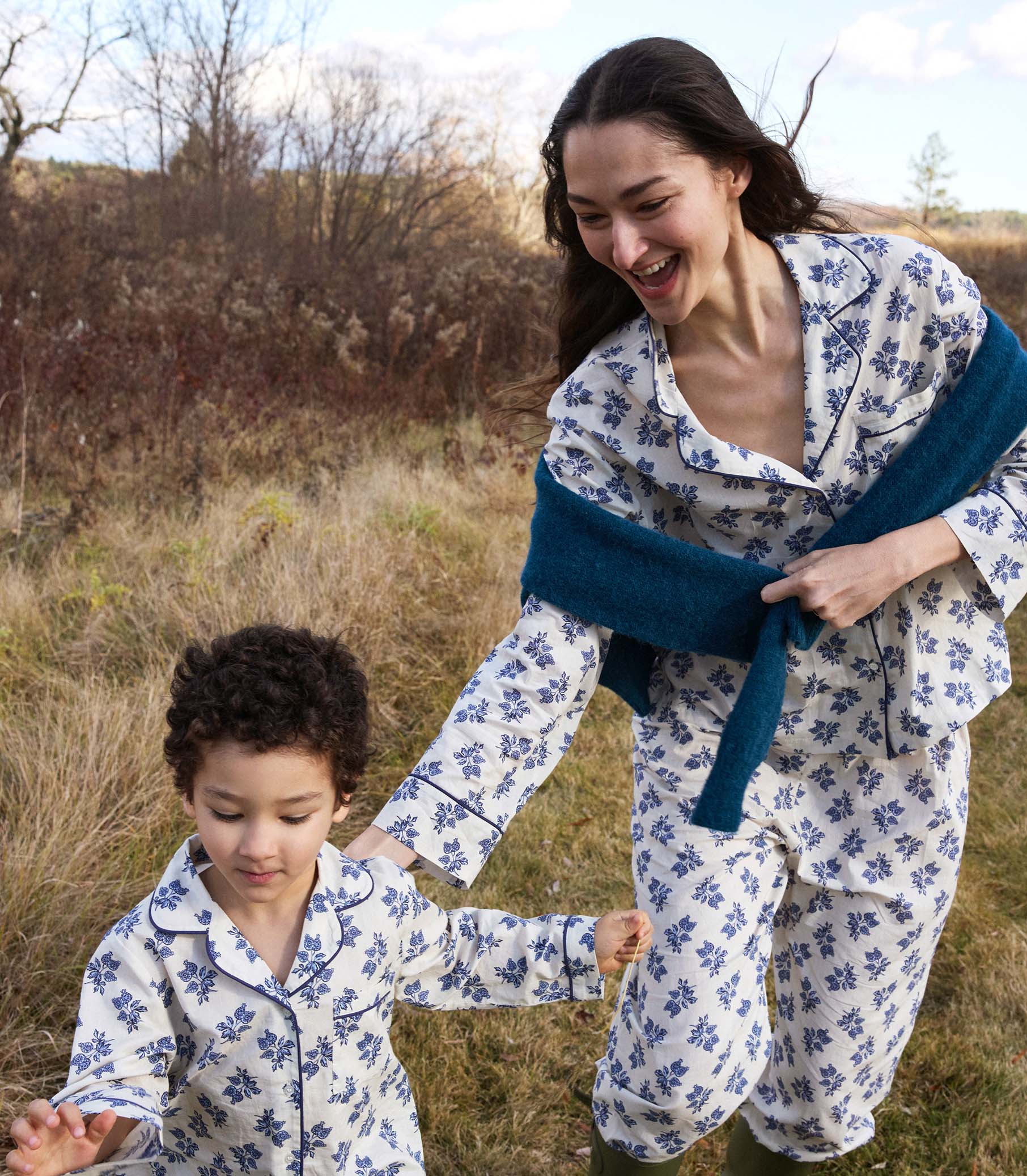 ELIO PLAYSUIT -- CREME POMEGRANATE BLOOM view 3