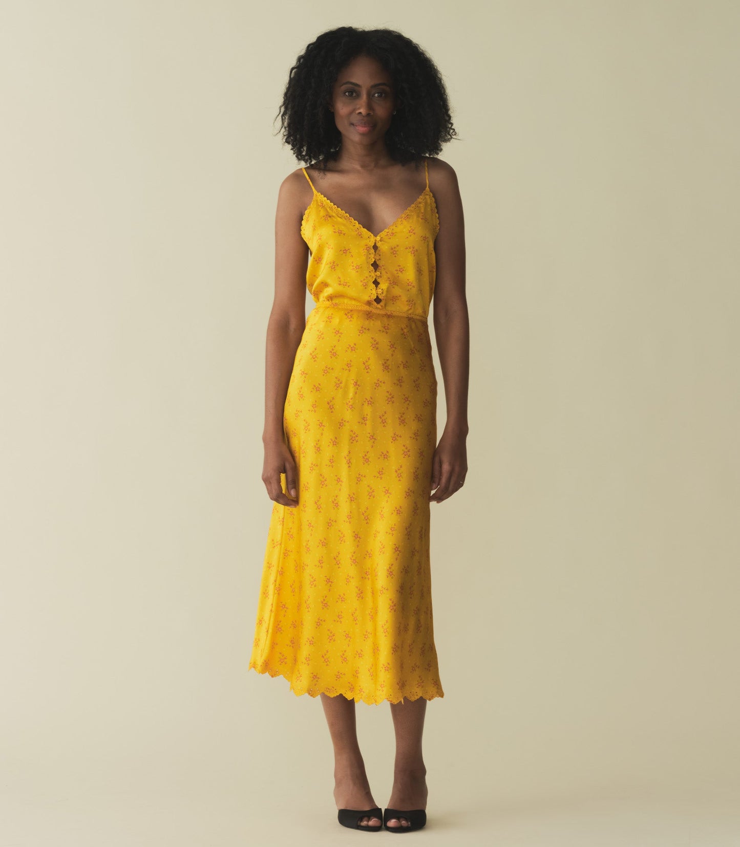 HMD -- ELISE TOP -- GOLDENROD HILLSIDE HEATHER