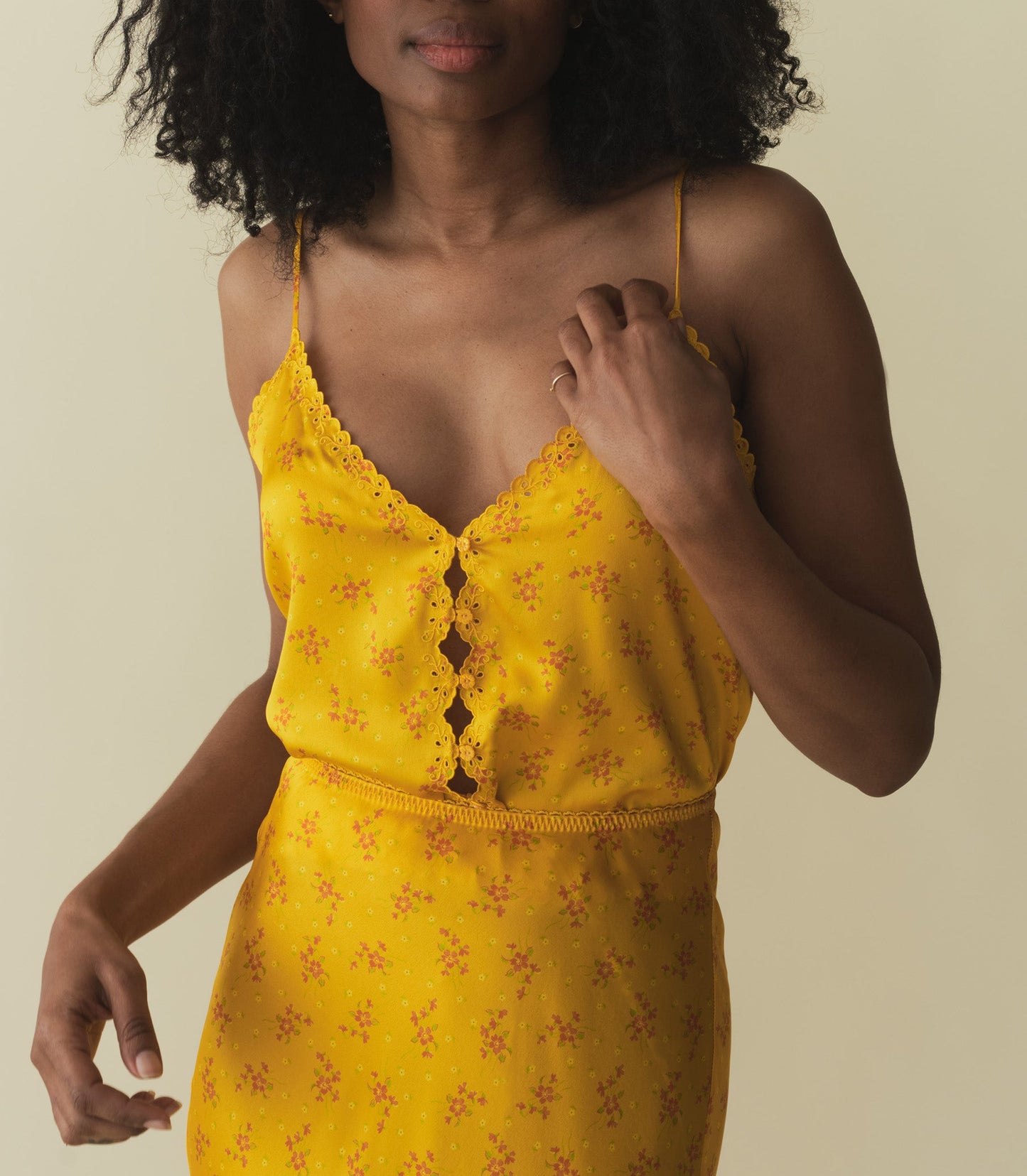 HMD -- ELISE TOP -- GOLDENROD HILLSIDE HEATHER