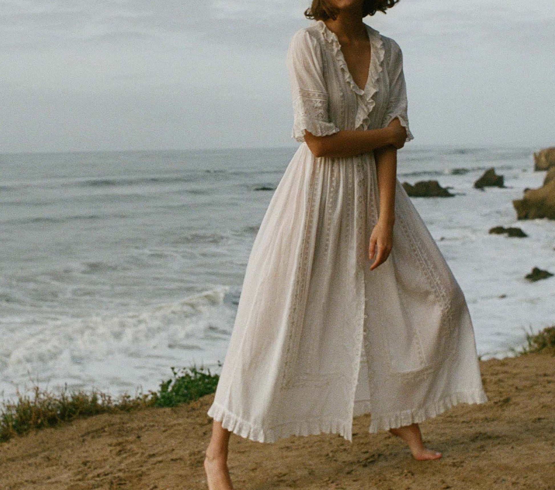 HMD -- ELLORA DRESS -- SALT view 1
