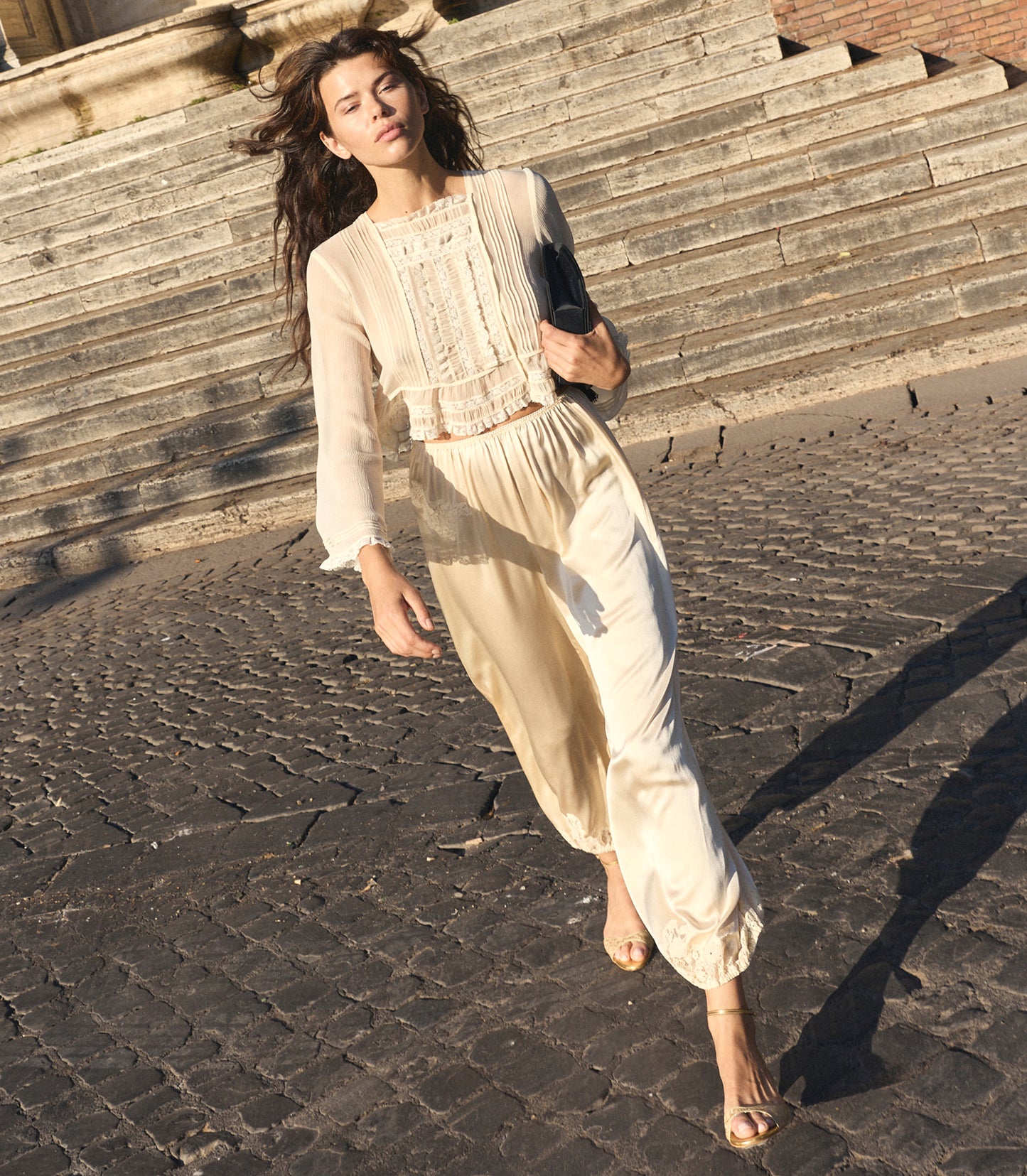 ELODINE TOP -- SEA SALT