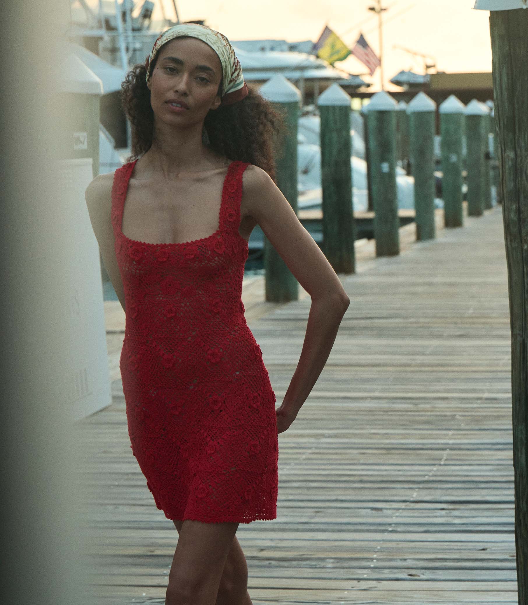 Eloise Dress - Ruby