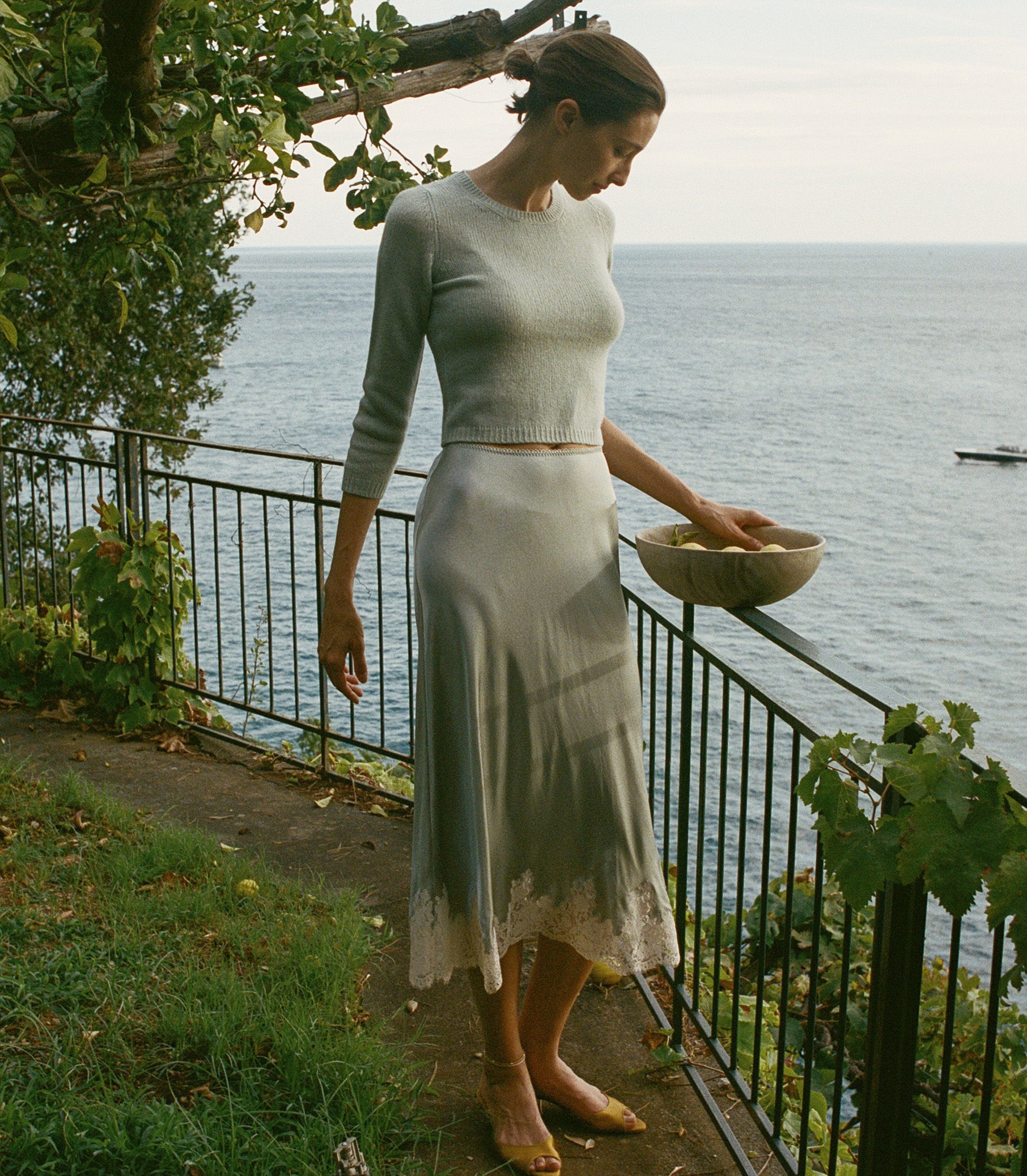 HMD -- ELOWEN SKIRT -- DUSTY BLUE