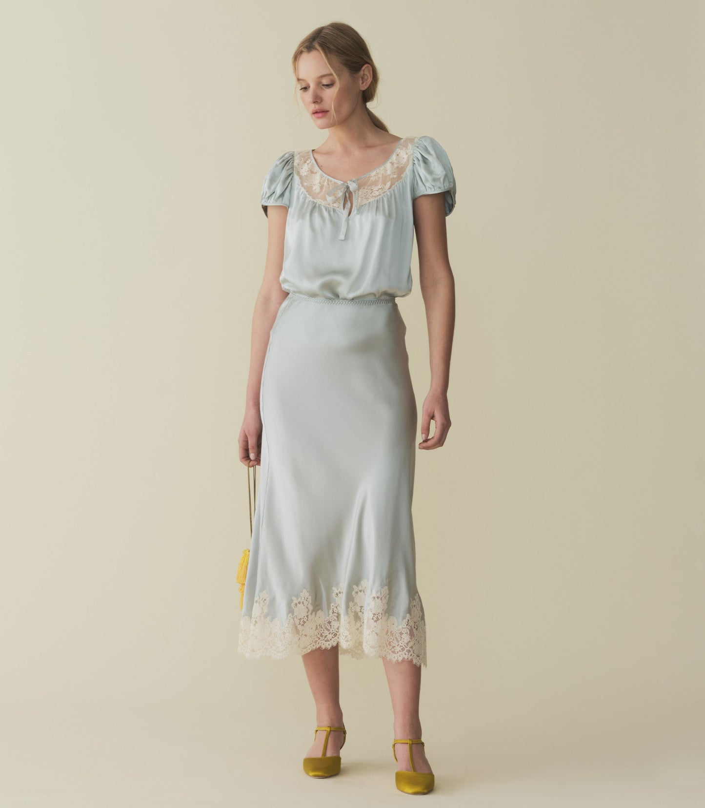 HMD -- ELOWEN SKIRT -- DUSTY BLUE