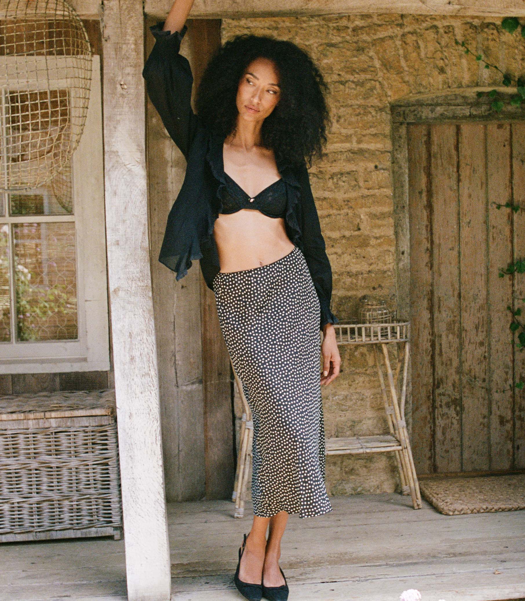 ELOWENA SKIRT -- CAMILLE DOT view 4