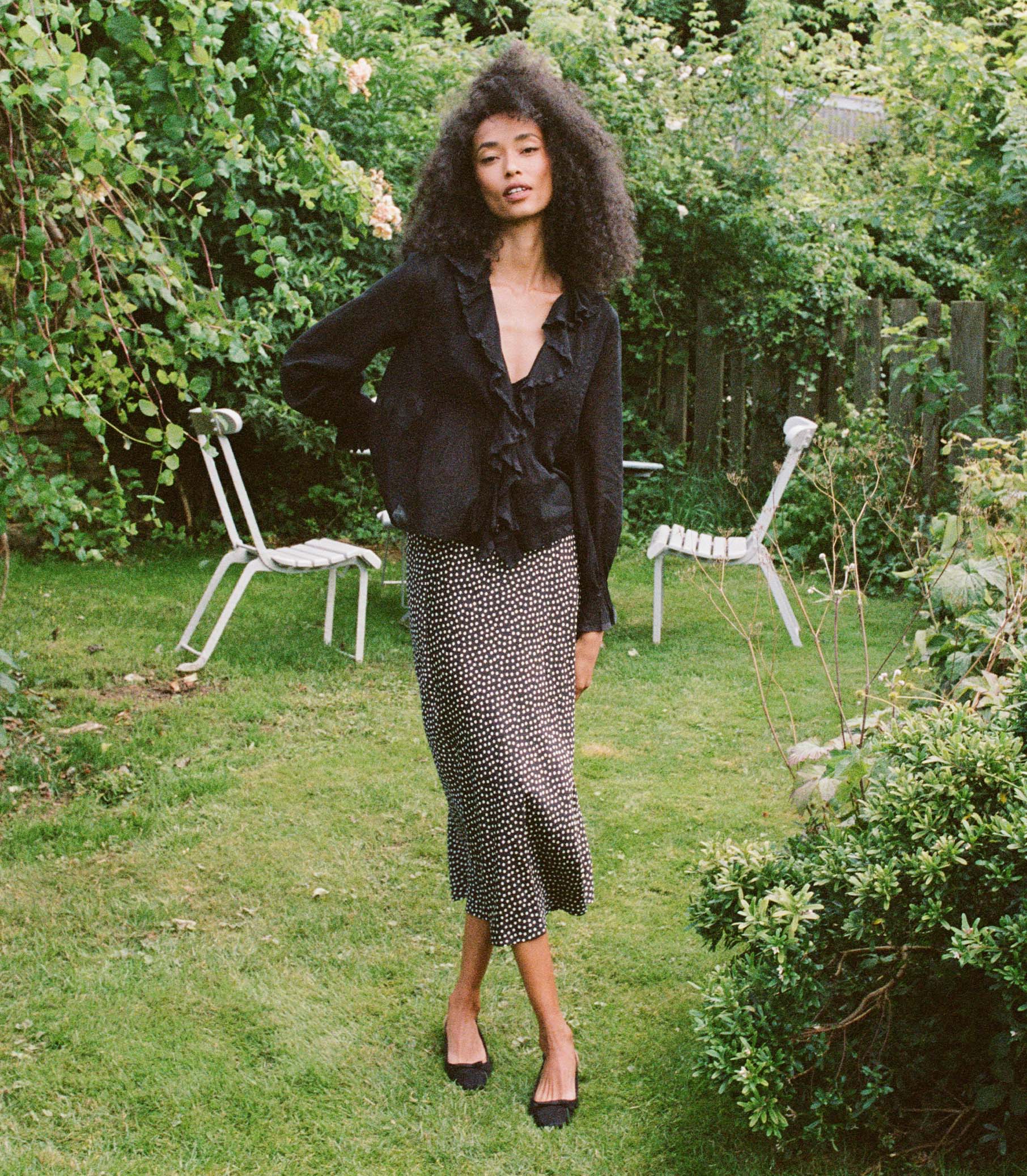 ELOWENA SKIRT -- CAMILLE DOT view 1